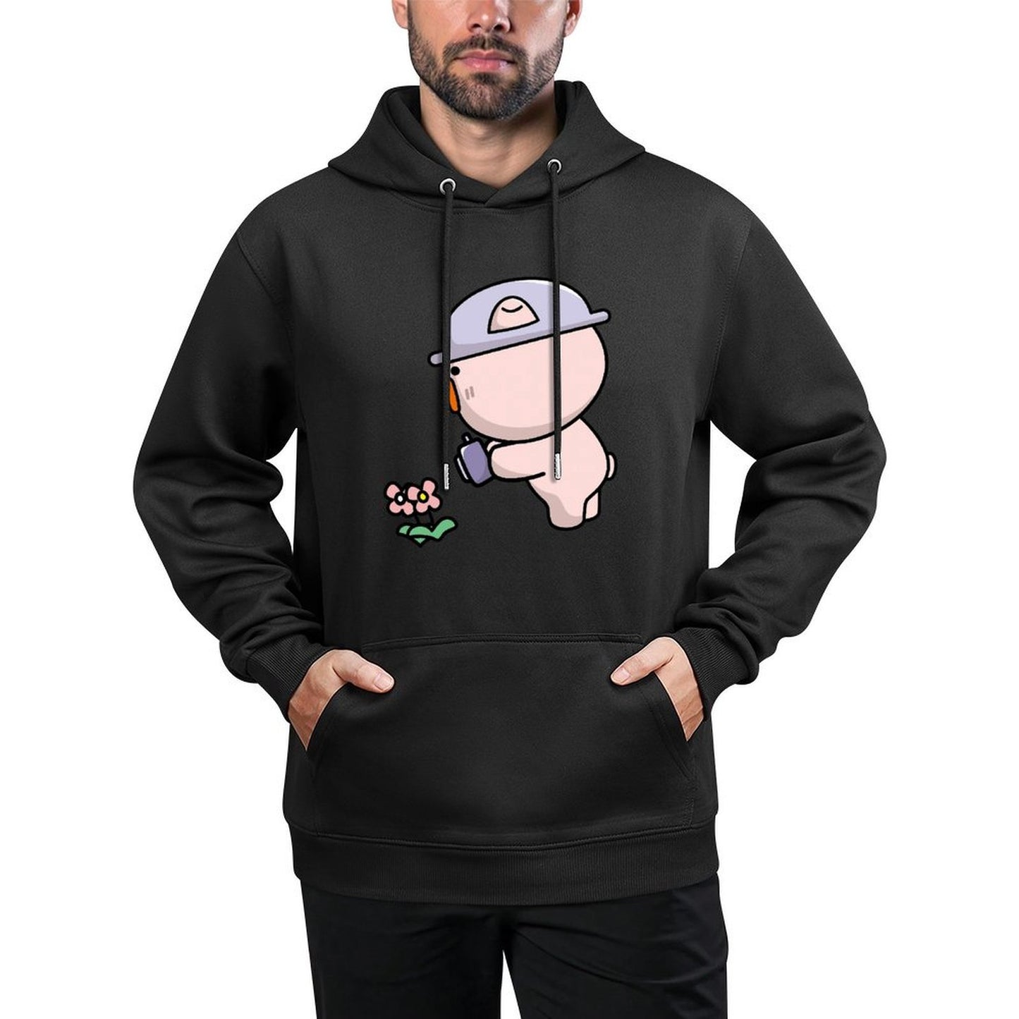 IPBR 250g Hooded Pocket Sweatshirt Front GraphicMen's Hooded  Sweatshirt4000027