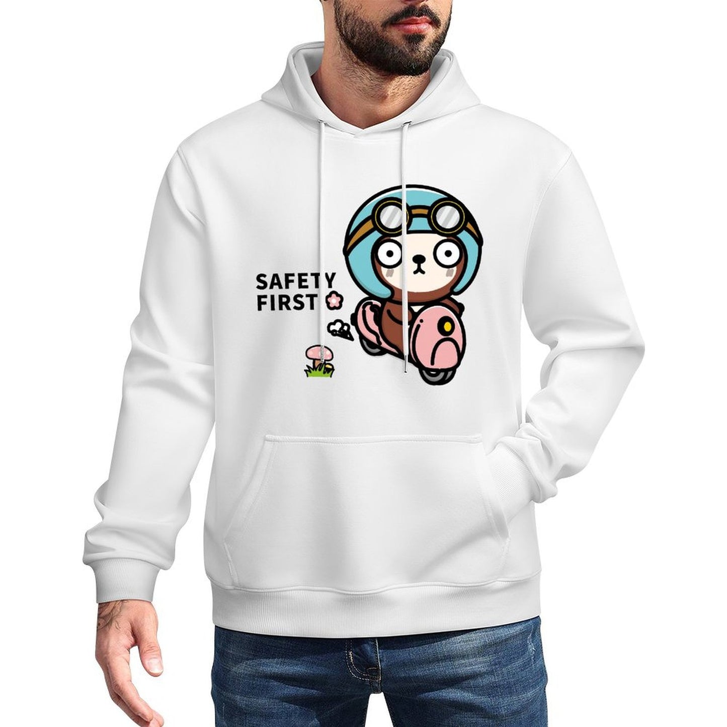 Simple Print-Ready Front Graphic Hoodies