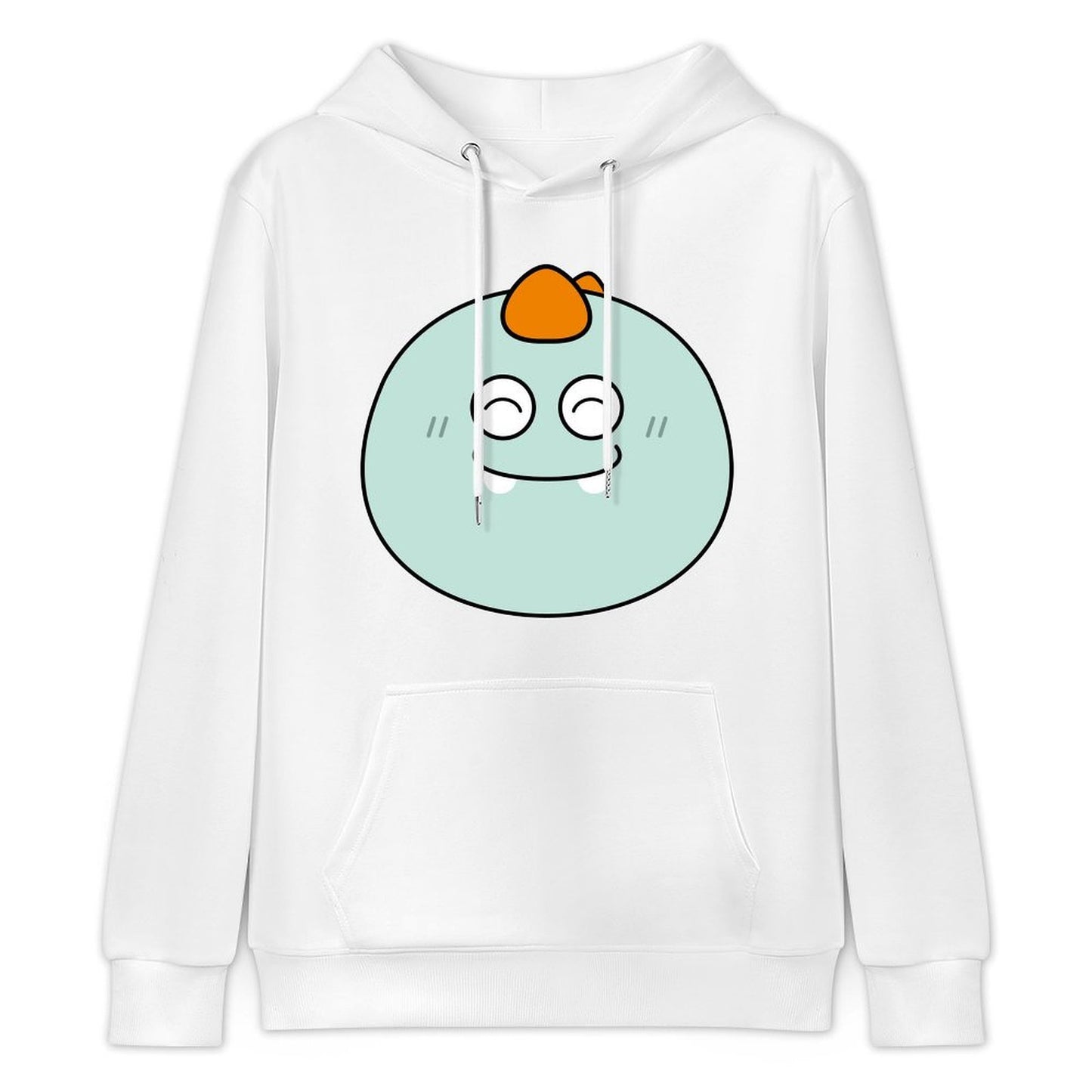 Plain Fitted Front Graphic Hoodies