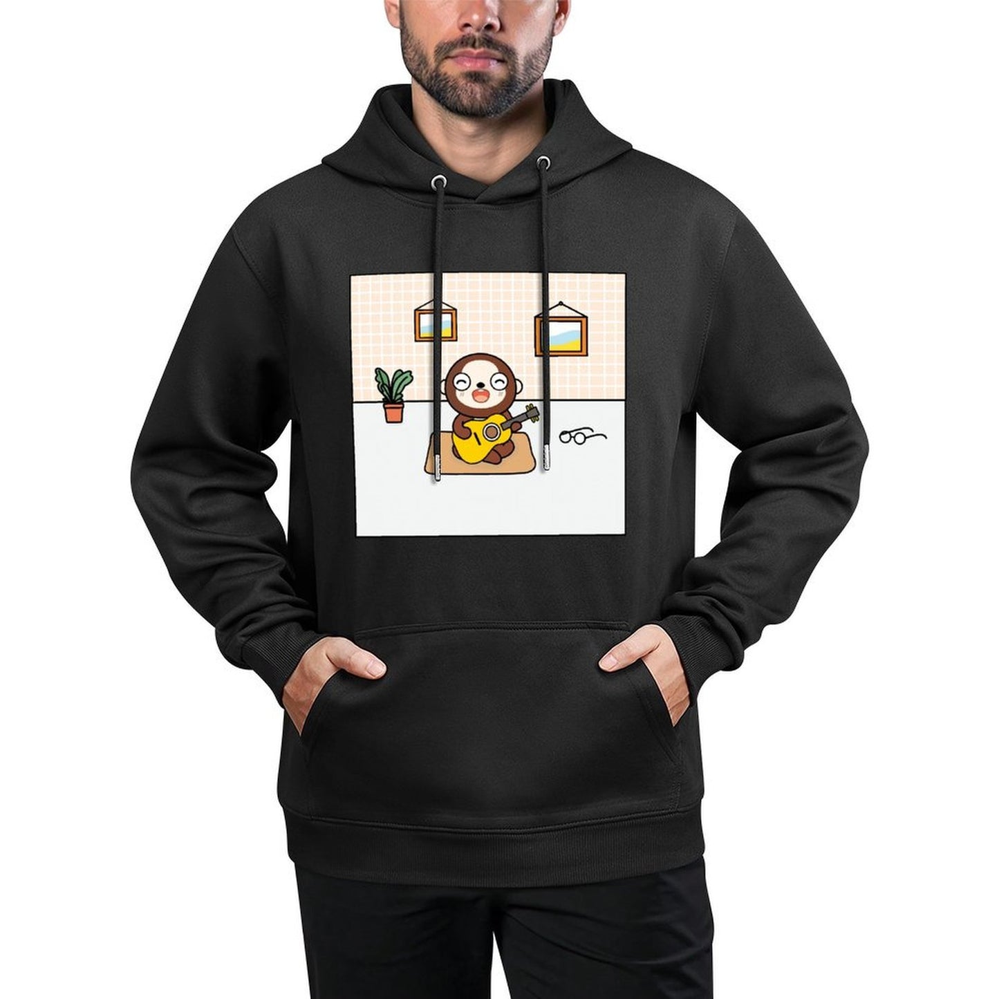 IPBR 250g Hooded Pocket Sweatshirt Front GraphicMen's Hooded  Sweatshirt4001469