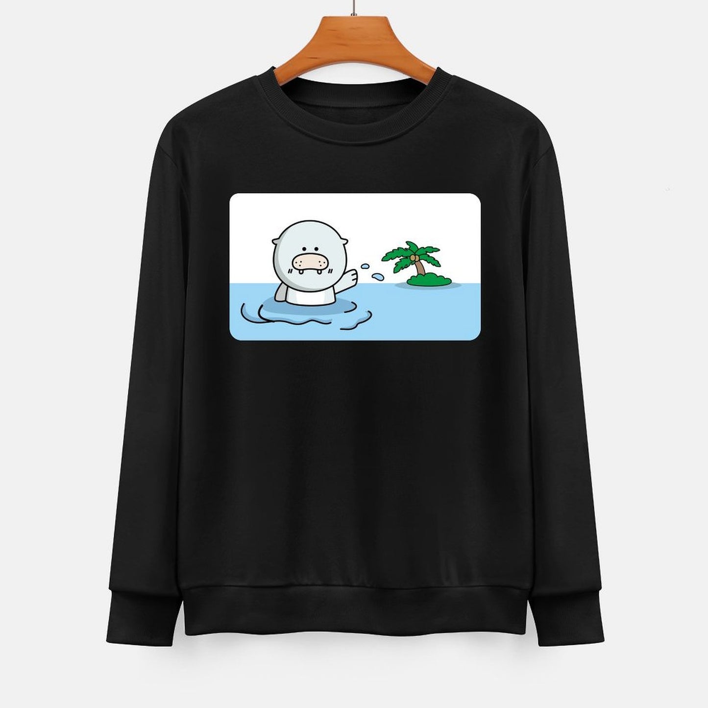 IPBR 250g Crew Neck Long Sleeve Sweatshirt Front GraphicCrew Neck Long Sleeve Sweatshirt4000749