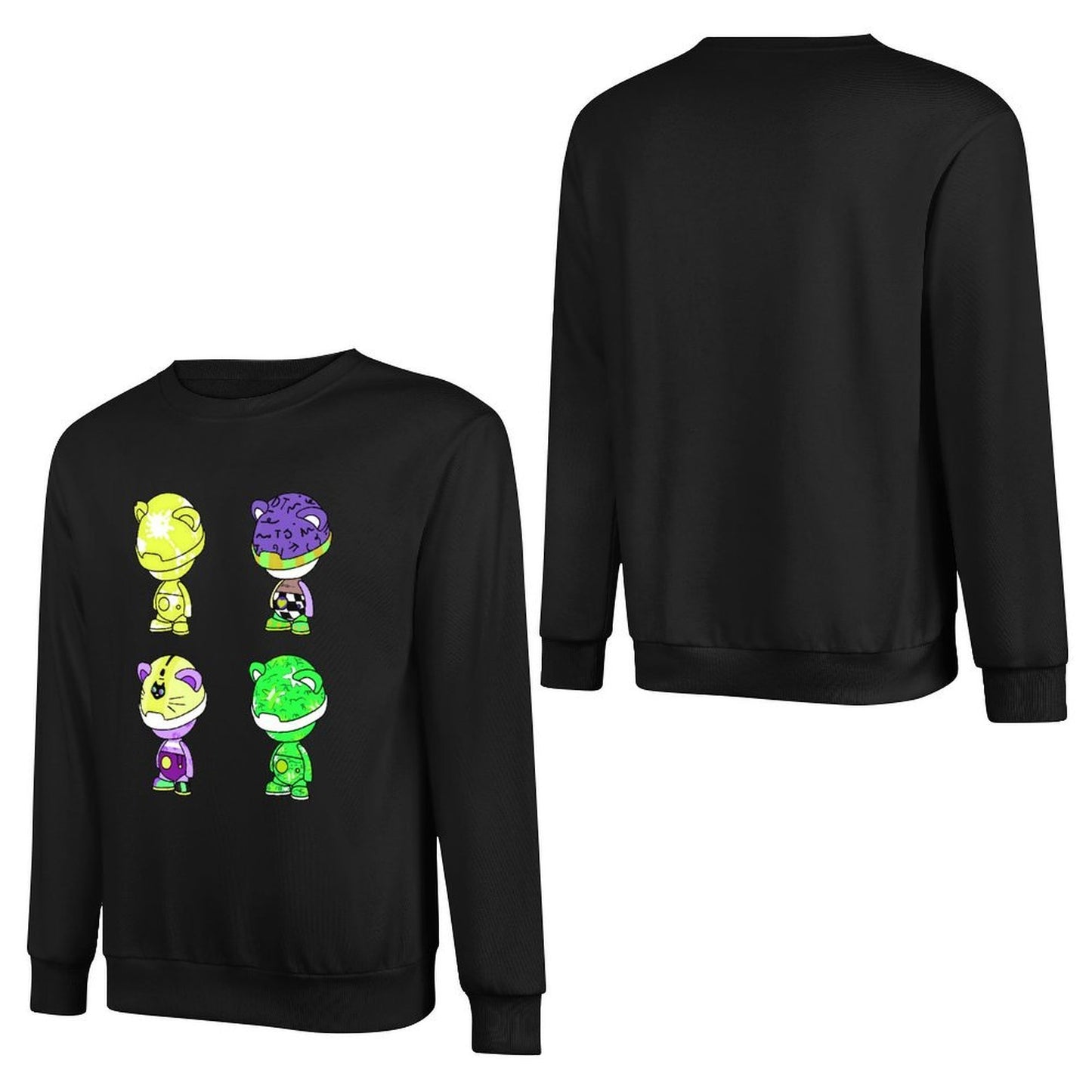 IPIB 250g Crew Neck Long Sleeve Sweatshirt Front GraphicCrew Neck Long Sleeve Sweatshirt6000074-2