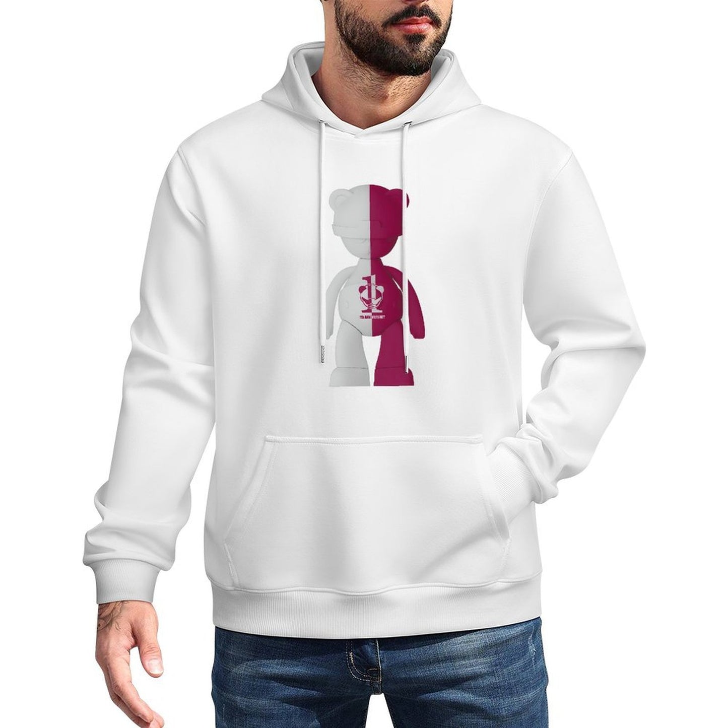 IPIB 250g Hooded Pocket Sweatshirt Front GraphicMen's Hooded  Sweatshirt6000140-2