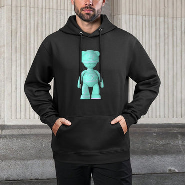 IPIB 250g Hooded Pocket Sweatshirt Front GraphicMen's Hooded  Sweatshirt6000123-1
