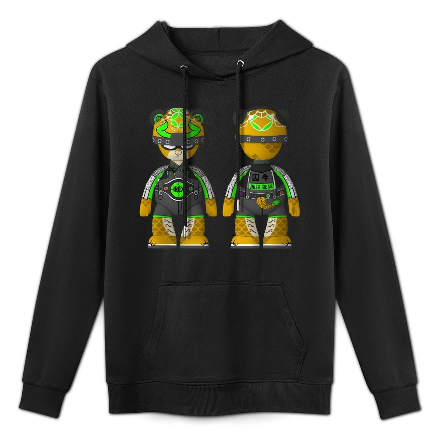 IPIB 250g Hooded Pocket Sweatshirt Front GraphicMen's Hooded  Sweatshirt6000095-3