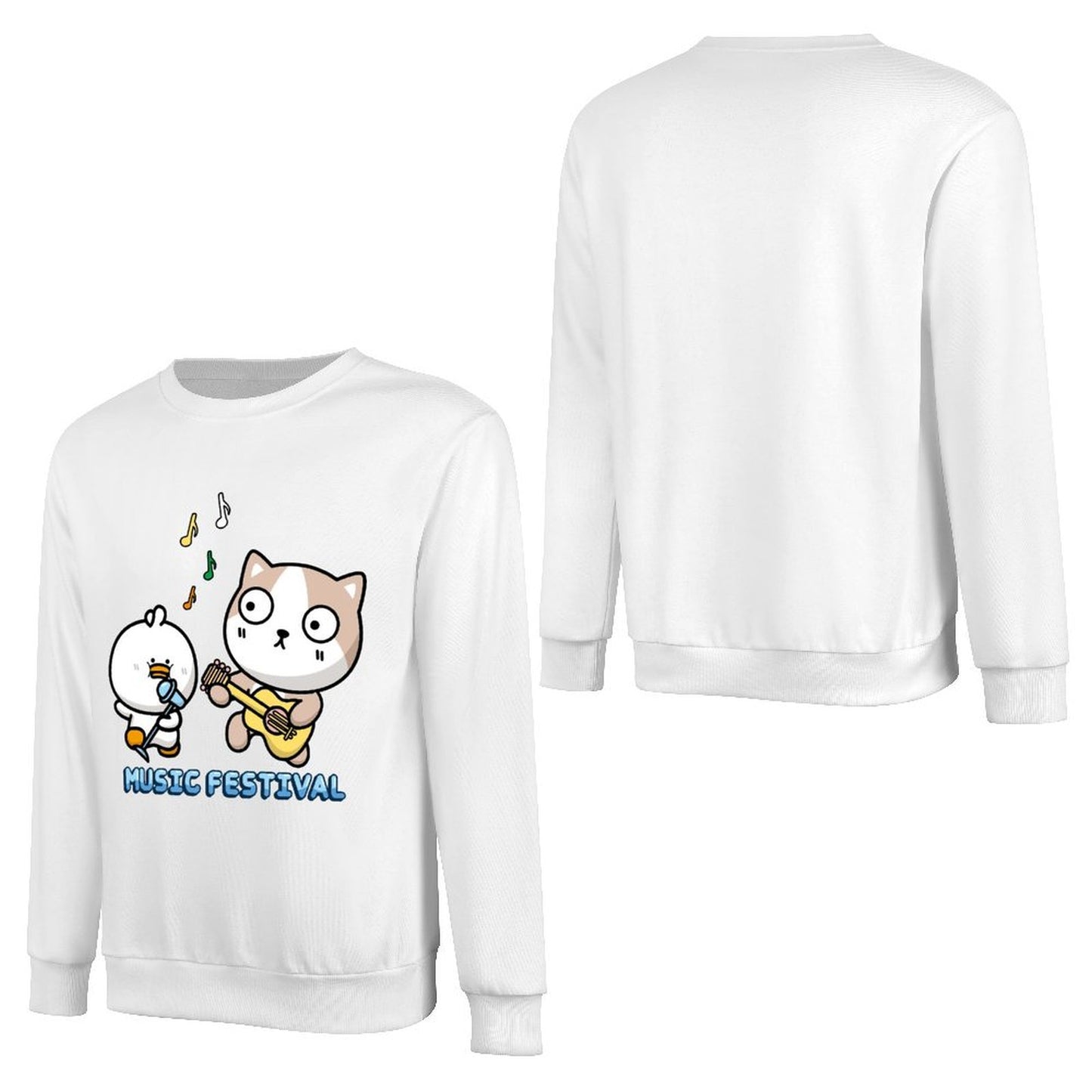 Front Patterned Long Sleeve TopSmooth Minimal