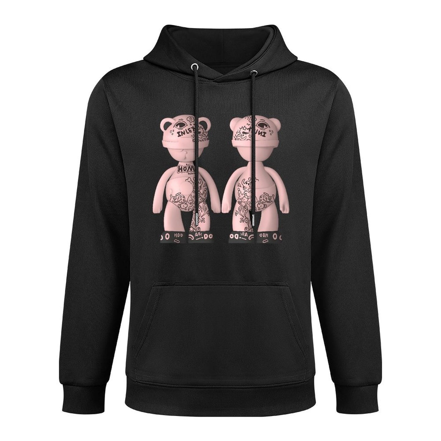 IPIB 250g Hooded Pocket Sweatshirt Front GraphicMen's Hooded  Sweatshirt6000082-1