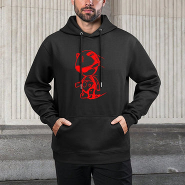 IPIB 250g Hooded Pocket Sweatshirt Front GraphicMen's Hooded  Sweatshirt6000053-2