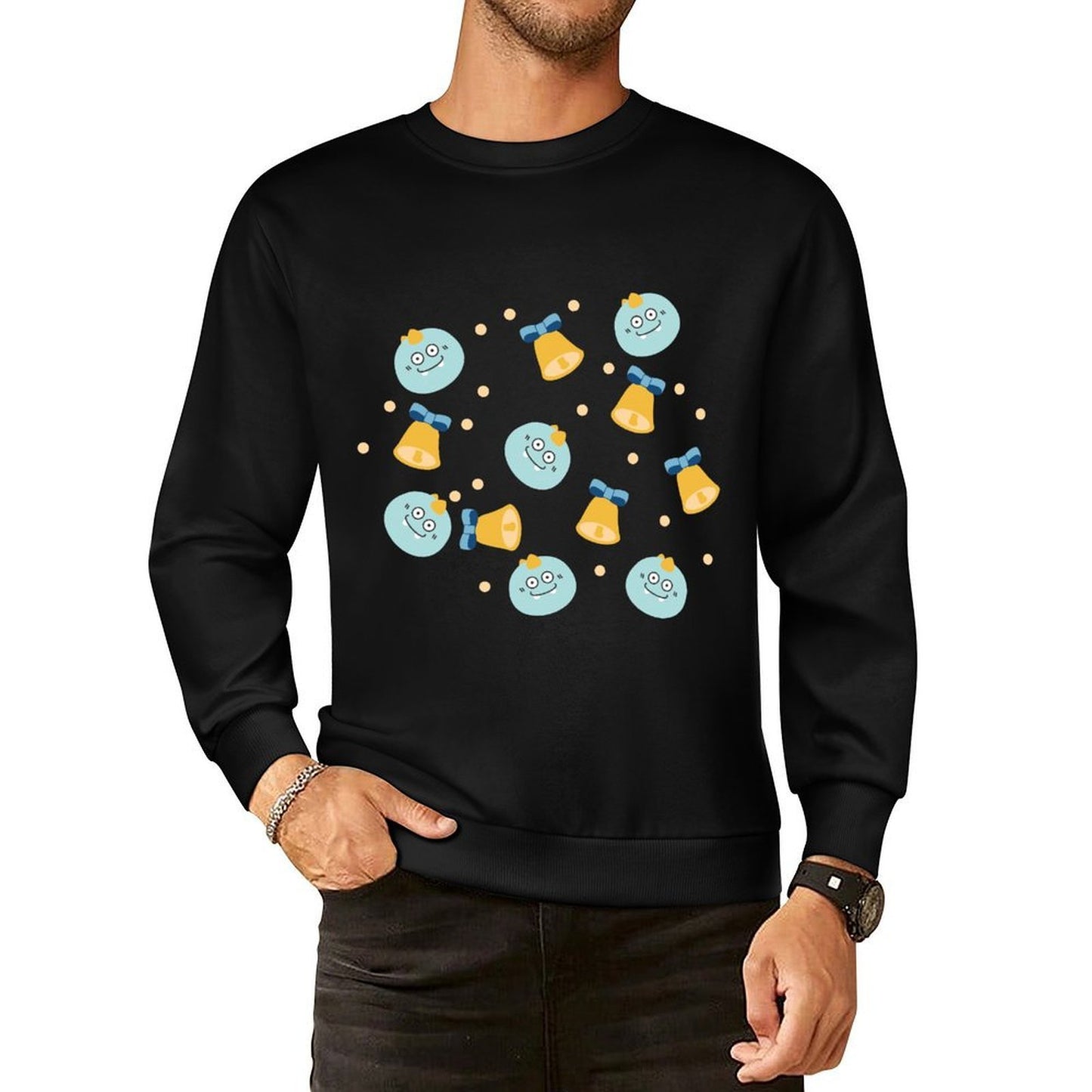 IPBR 250g Crew Neck Long Sleeve Sweatshirt Front GraphicCrew Neck Long Sleeve Sweatshirt4000678