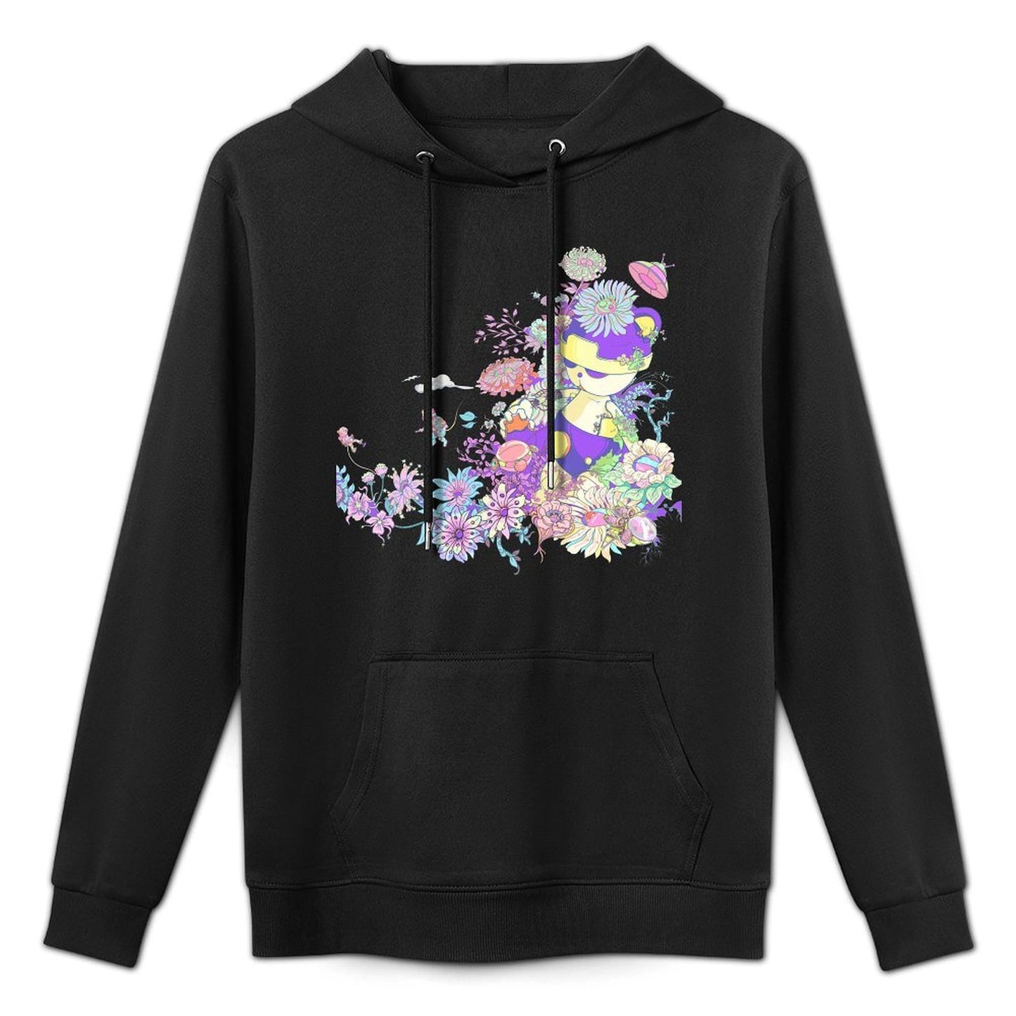 Hoodie Front PatternPocket Tee Crisp Print