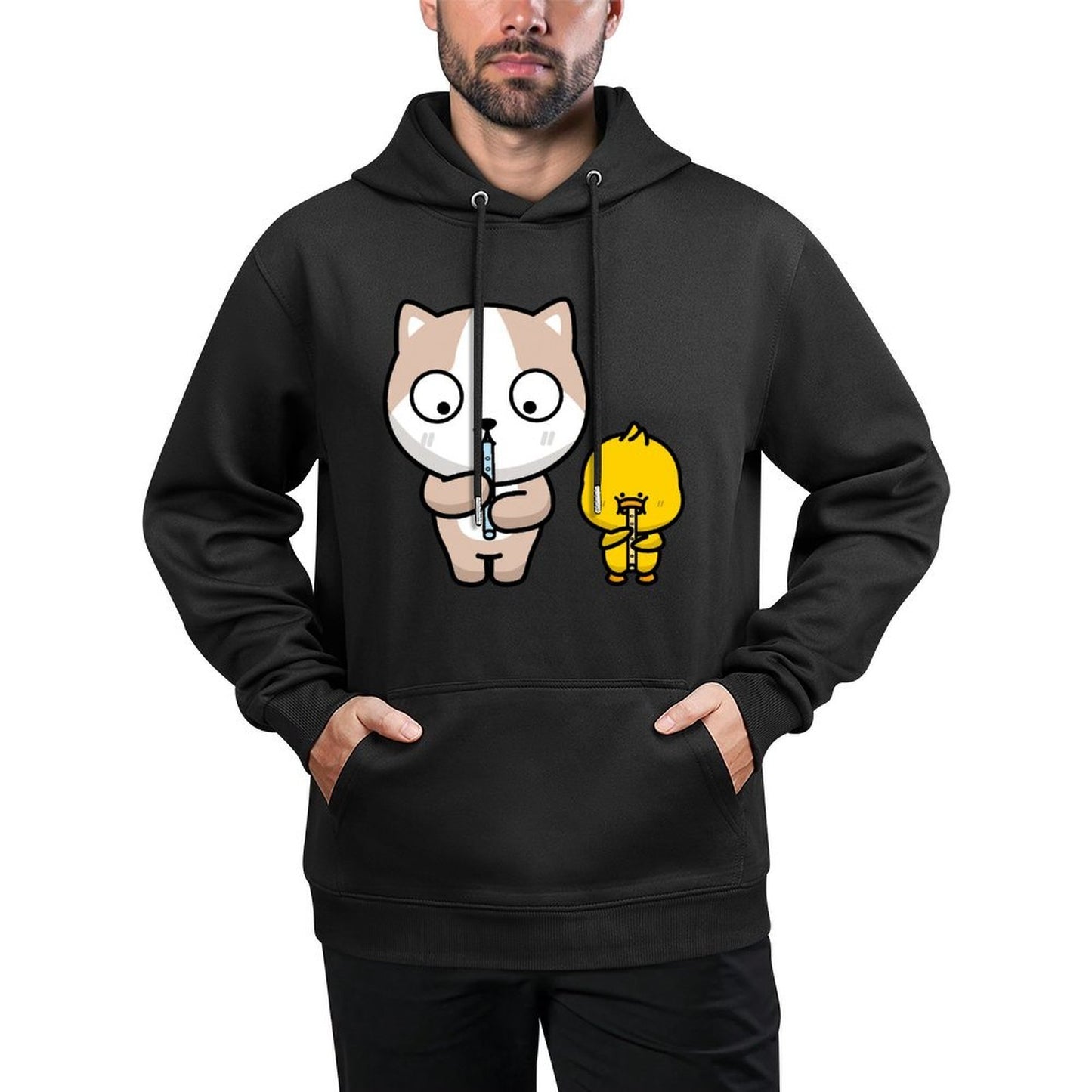 IPBR 250g Hooded Pocket Sweatshirt Front GraphicMen's Hooded  Sweatshirt4000056