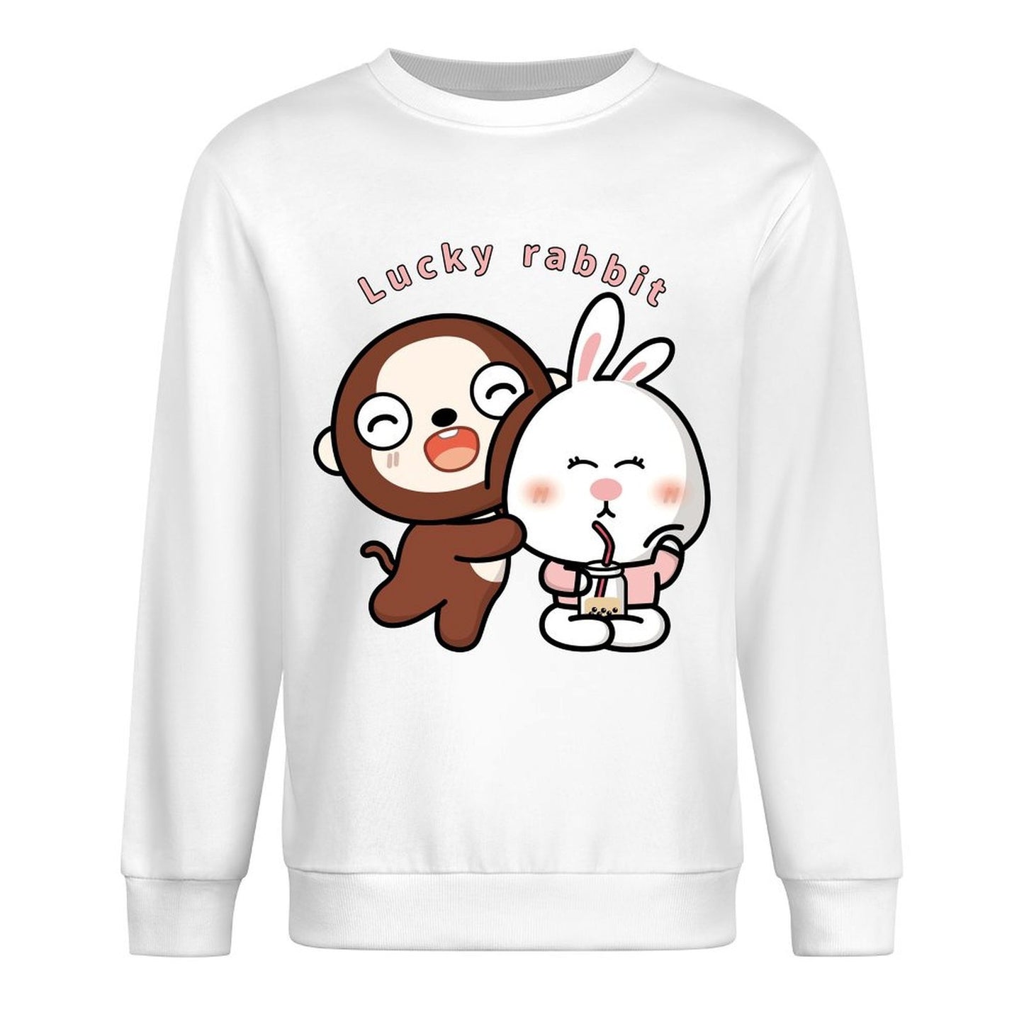 Front Patterned Long Sleeve TopIndoor Soft-Touch