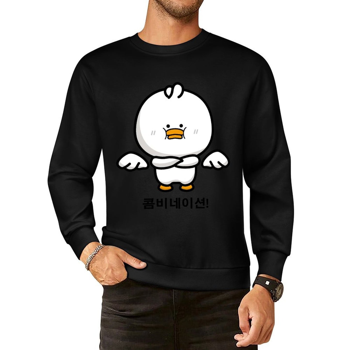 IPBR 250g Crew Neck Long Sleeve Sweatshirt Front GraphicCrew Neck Long Sleeve Sweatshirt4001087