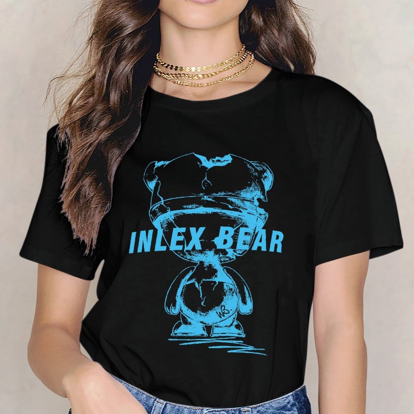 Inlex Bear T-shirtsDurable Oversized T-Shirt