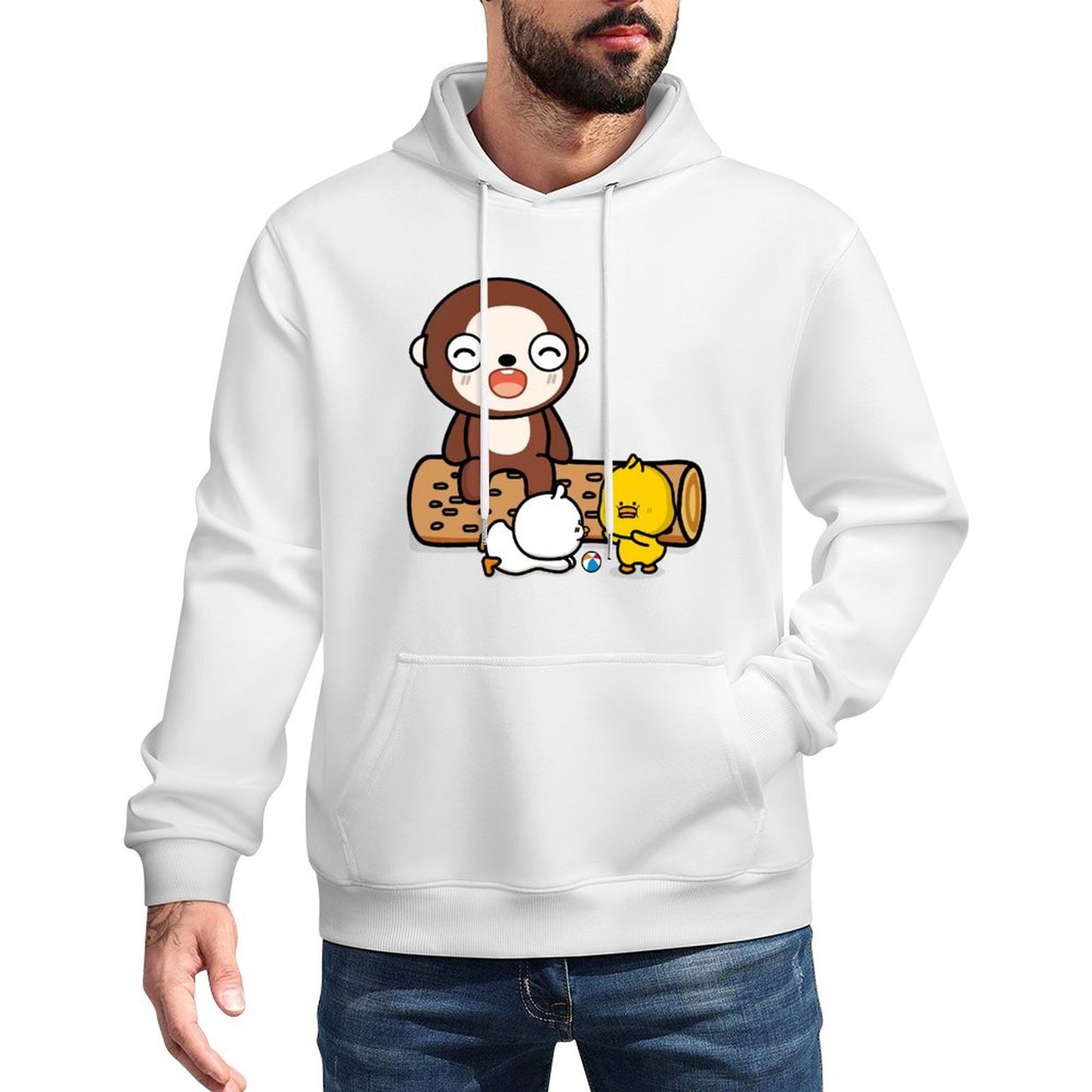 IPBR 250g Hooded Pocket Sweatshirt Front GraphicMen's Hooded  Sweatshirt4001339