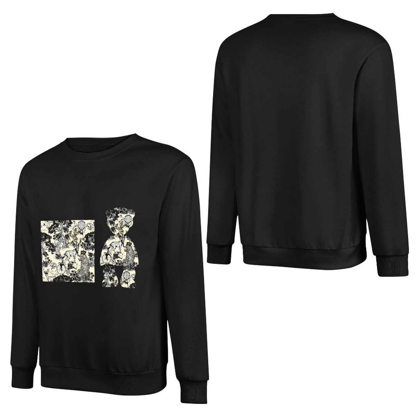 IPIB 250g Crew Neck Long Sleeve Sweatshirt Front GraphicCrew Neck Long Sleeve Sweatshirt6000100-6