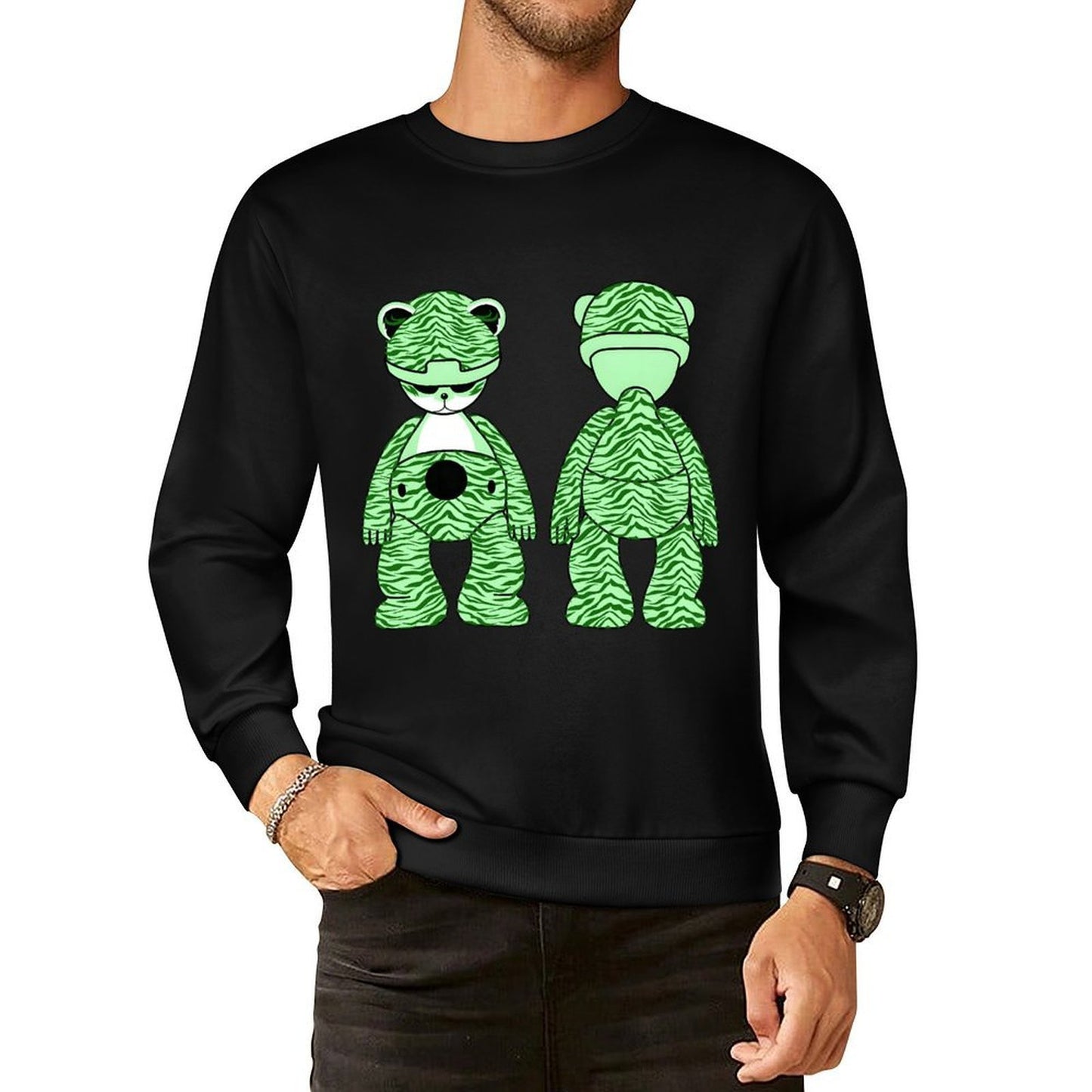 IPIB 250g Crew Neck Long Sleeve Sweatshirt Front GraphicCrew Neck Long Sleeve Sweatshirt6000099-6