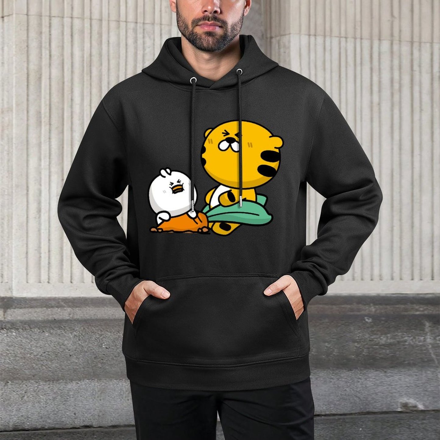 IPBR 250g Hooded Pocket Sweatshirt Front GraphicMen's Hooded  Sweatshirt4000035