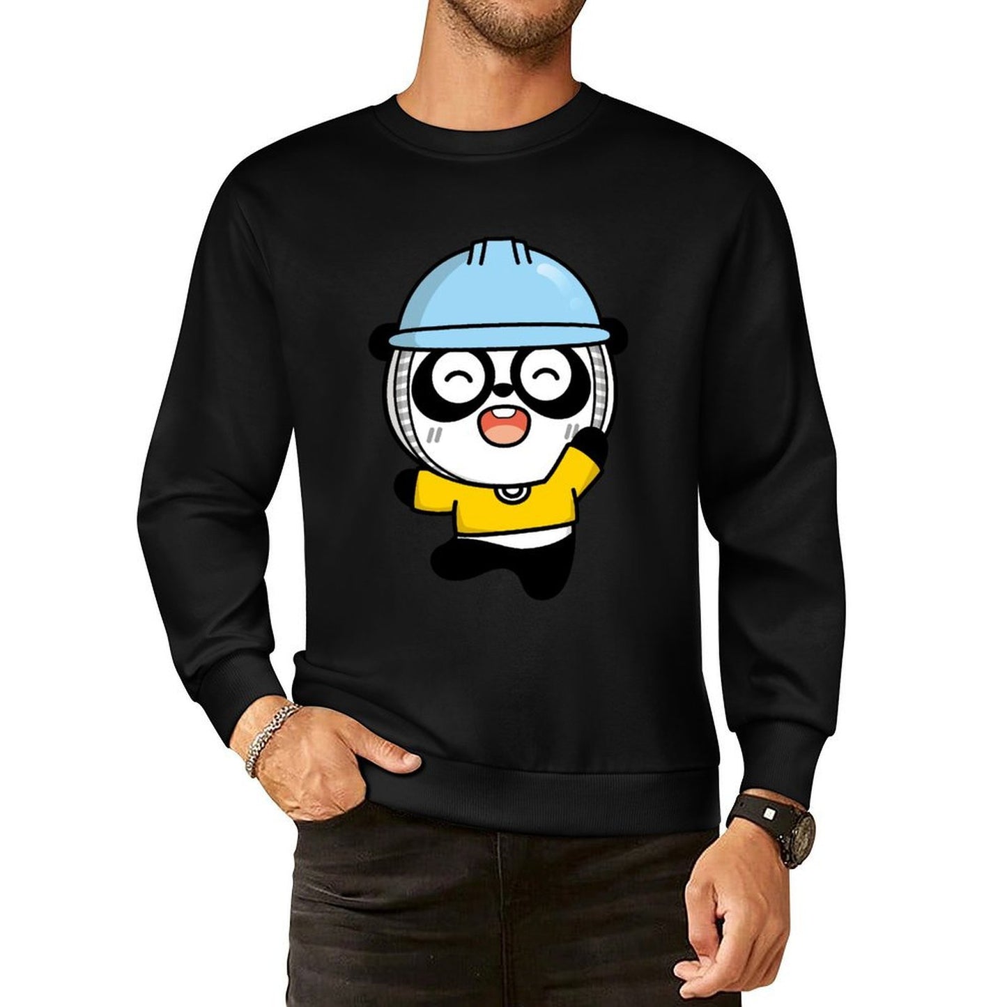 IPBR 250g Crew Neck Long Sleeve Sweatshirt Front GraphicCrew Neck Long Sleeve Sweatshirt4001080