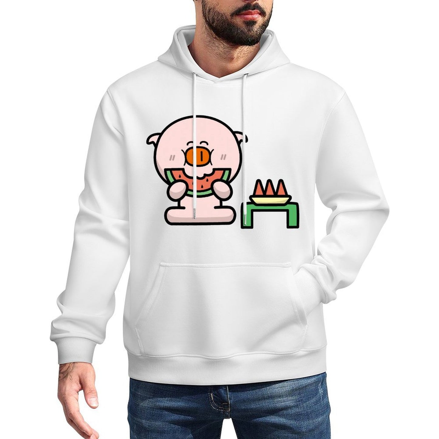 TimelessComfort Bold Front Graphic Hoodies