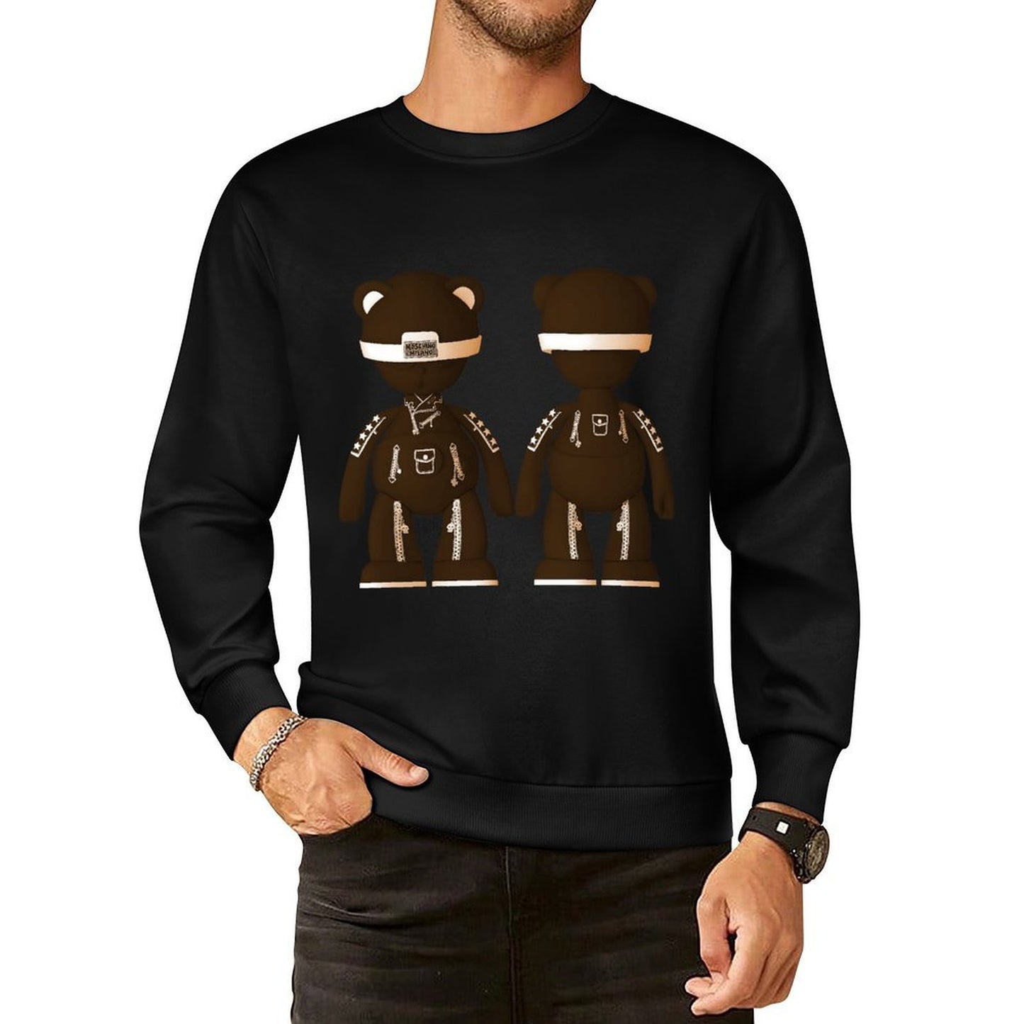 IPIB 250g Crew Neck Long Sleeve Sweatshirt Front GraphicCrew Neck Long Sleeve Sweatshirt6000093-5