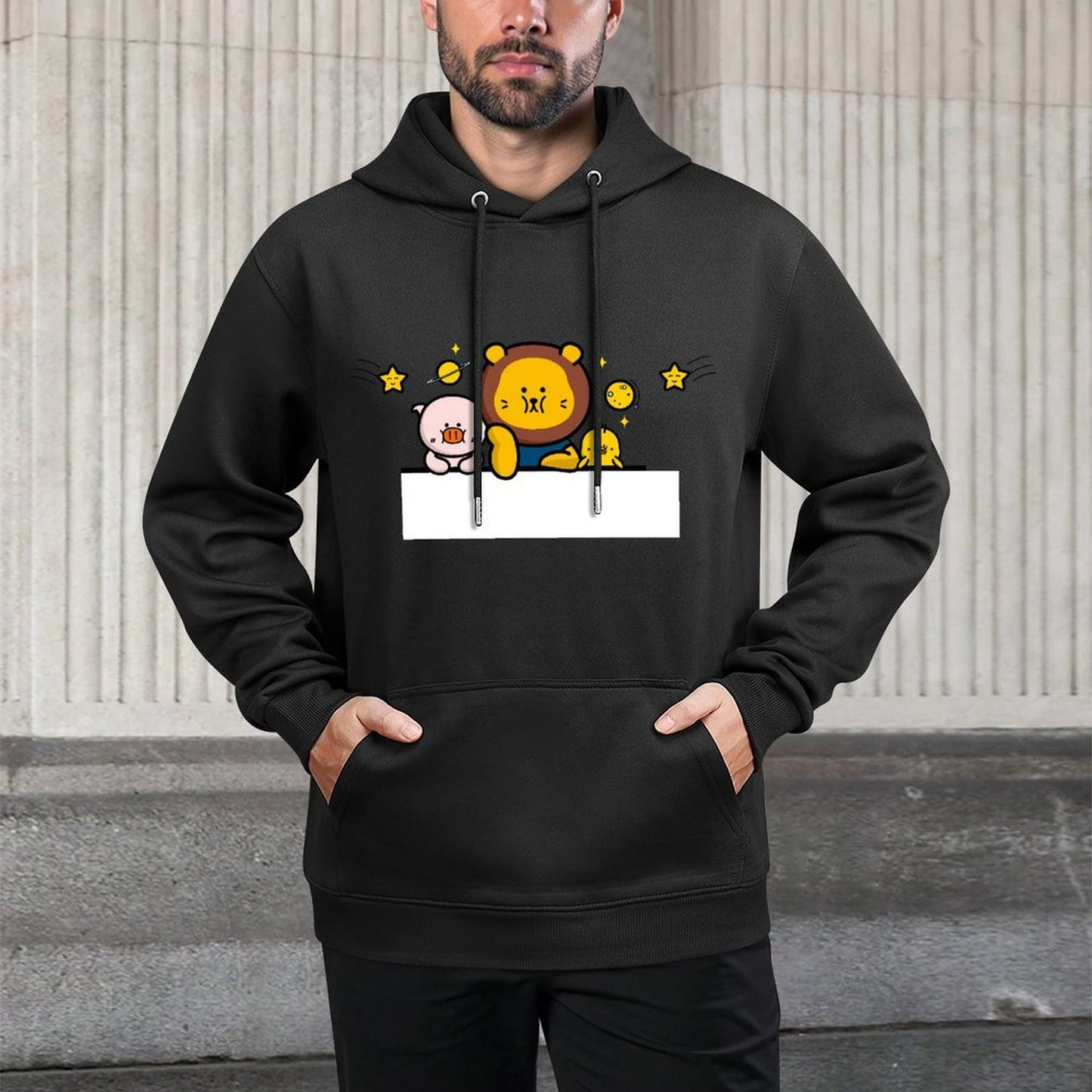 IPBR 250g Hooded Pocket Sweatshirt Front GraphicMen's Hooded  Sweatshirt4003712