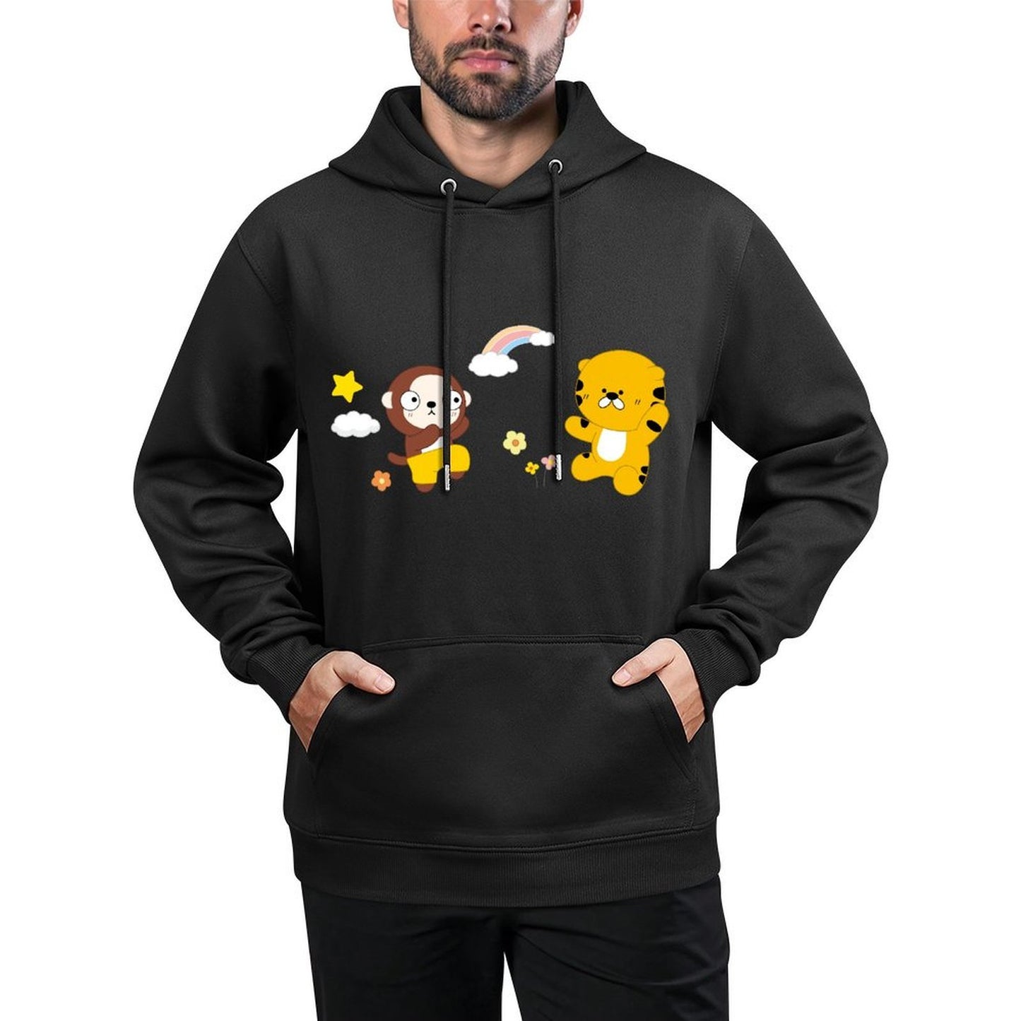 IPBR 250g Hooded Pocket Sweatshirt Front GraphicMen's Hooded  Sweatshirt4000405