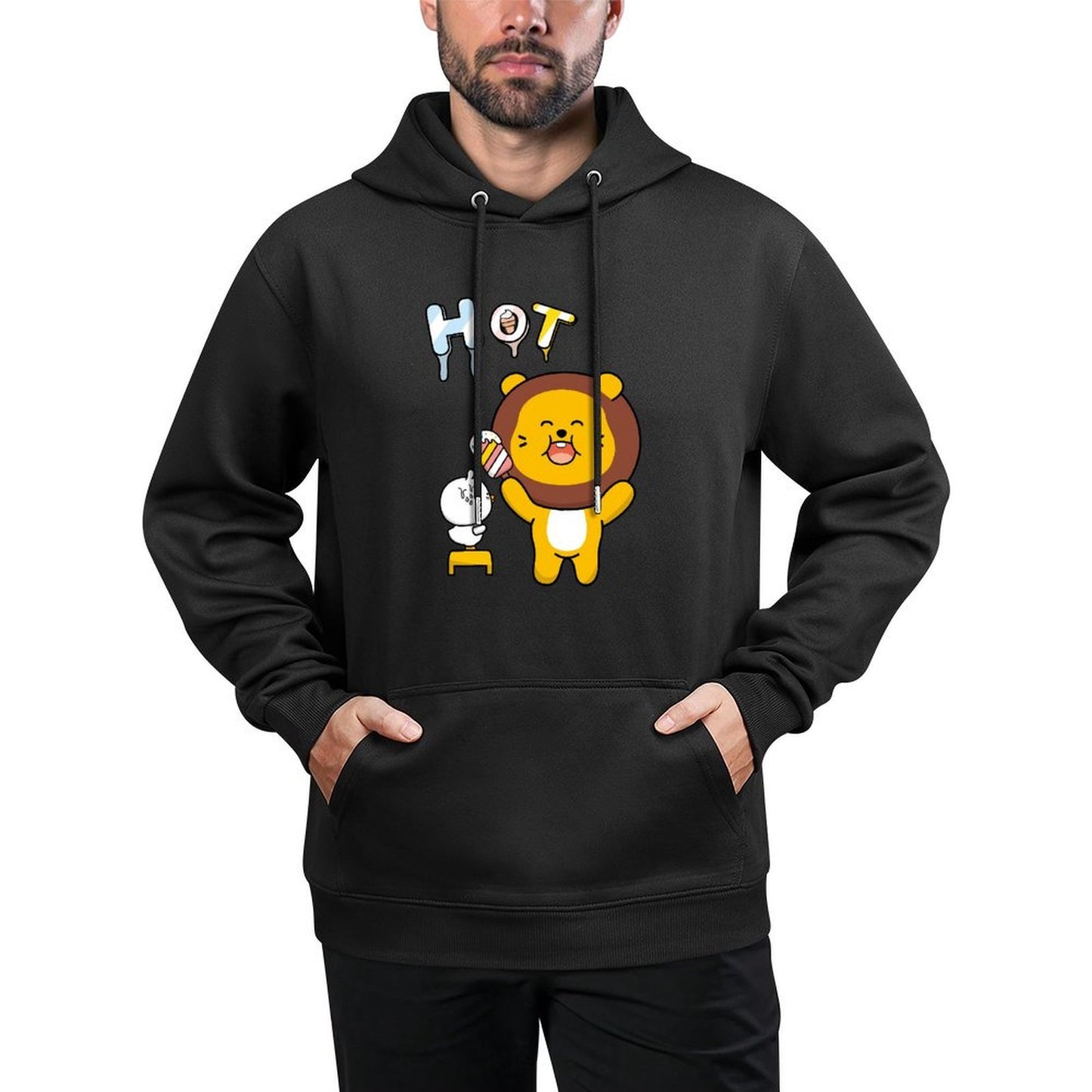 IPBR 250g Hooded Pocket Sweatshirt Front GraphicMen's Hooded  Sweatshirt4001501