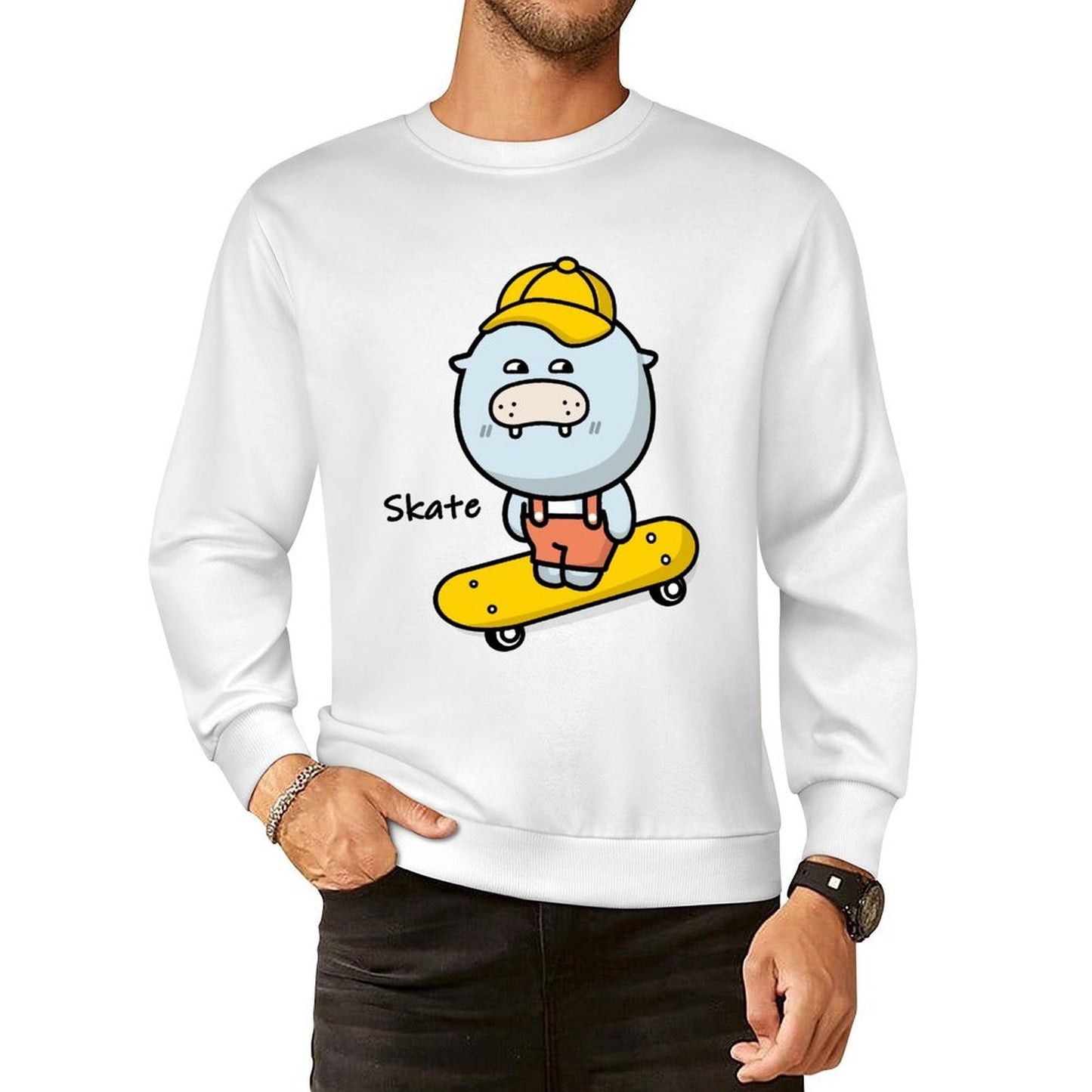 Front Patterned Long Sleeve Top RegularFit EverydaySeries