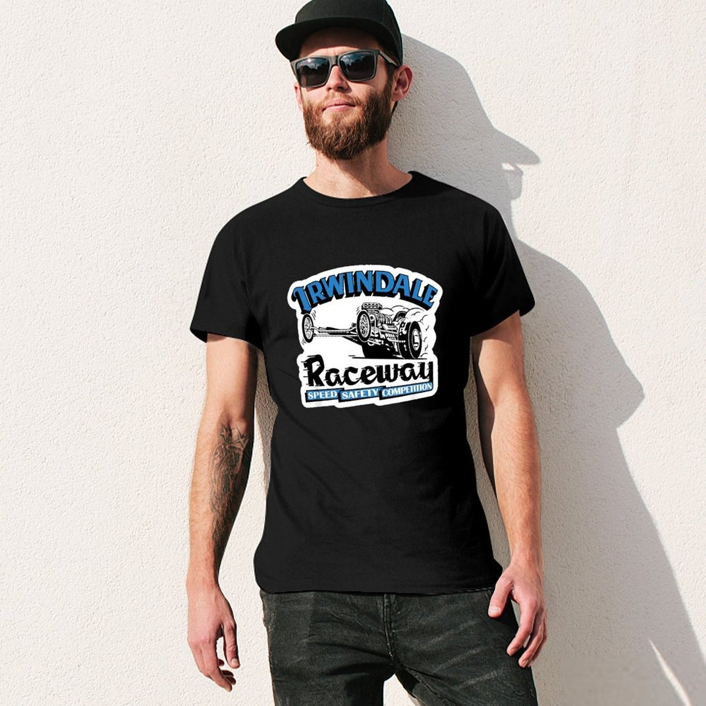 Inkmay Casual Cotton T-shirt Irwindale Raceway Speed Safety Competition Unisex T-shirtMen¡¯s / Women¡¯s / Youth Pocket Tee T-Shirt