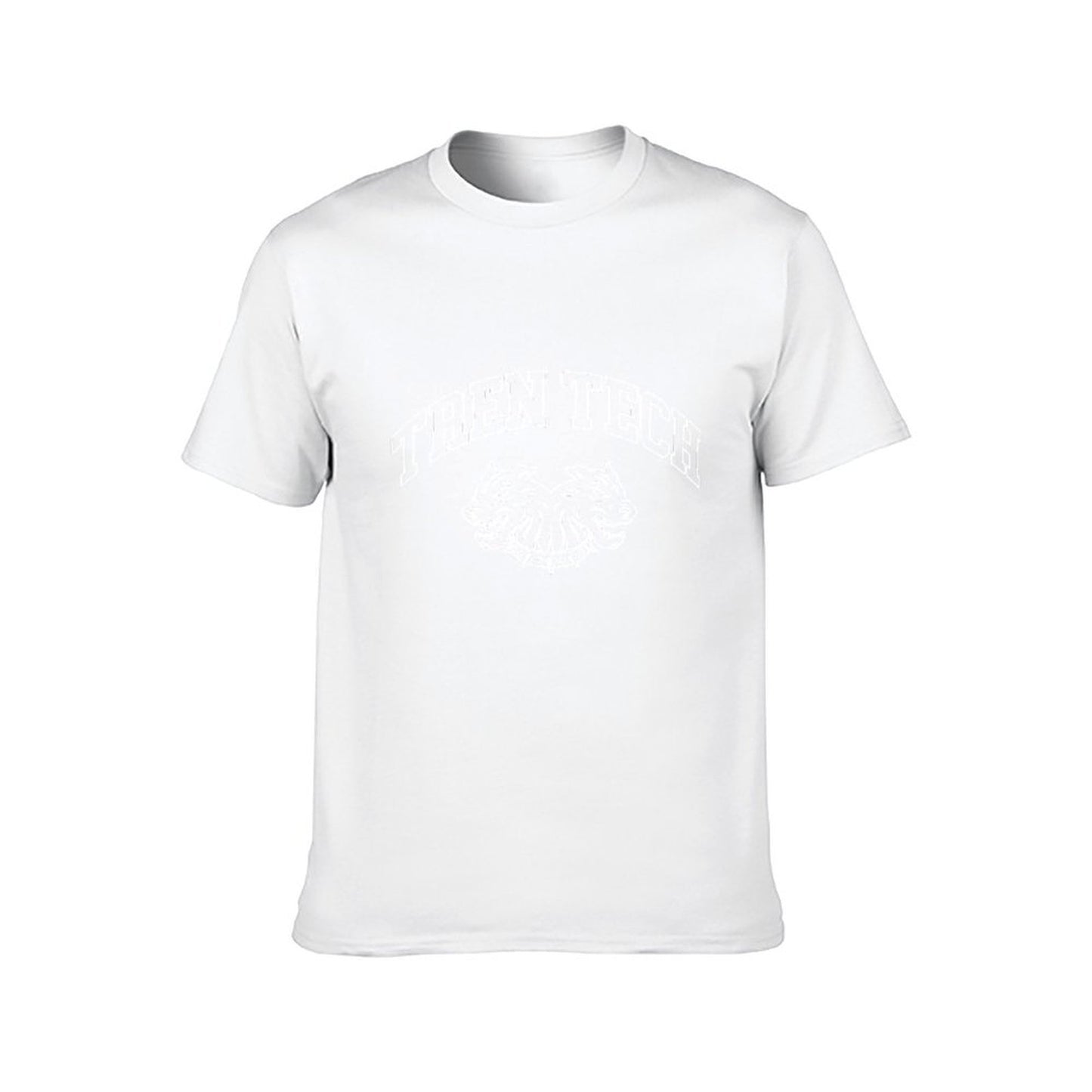 Inkmay Casual Cotton T-shirt Tren Tech Logo With Two Unisex T-shirtPremium Finish Long Lasting T-Shirt