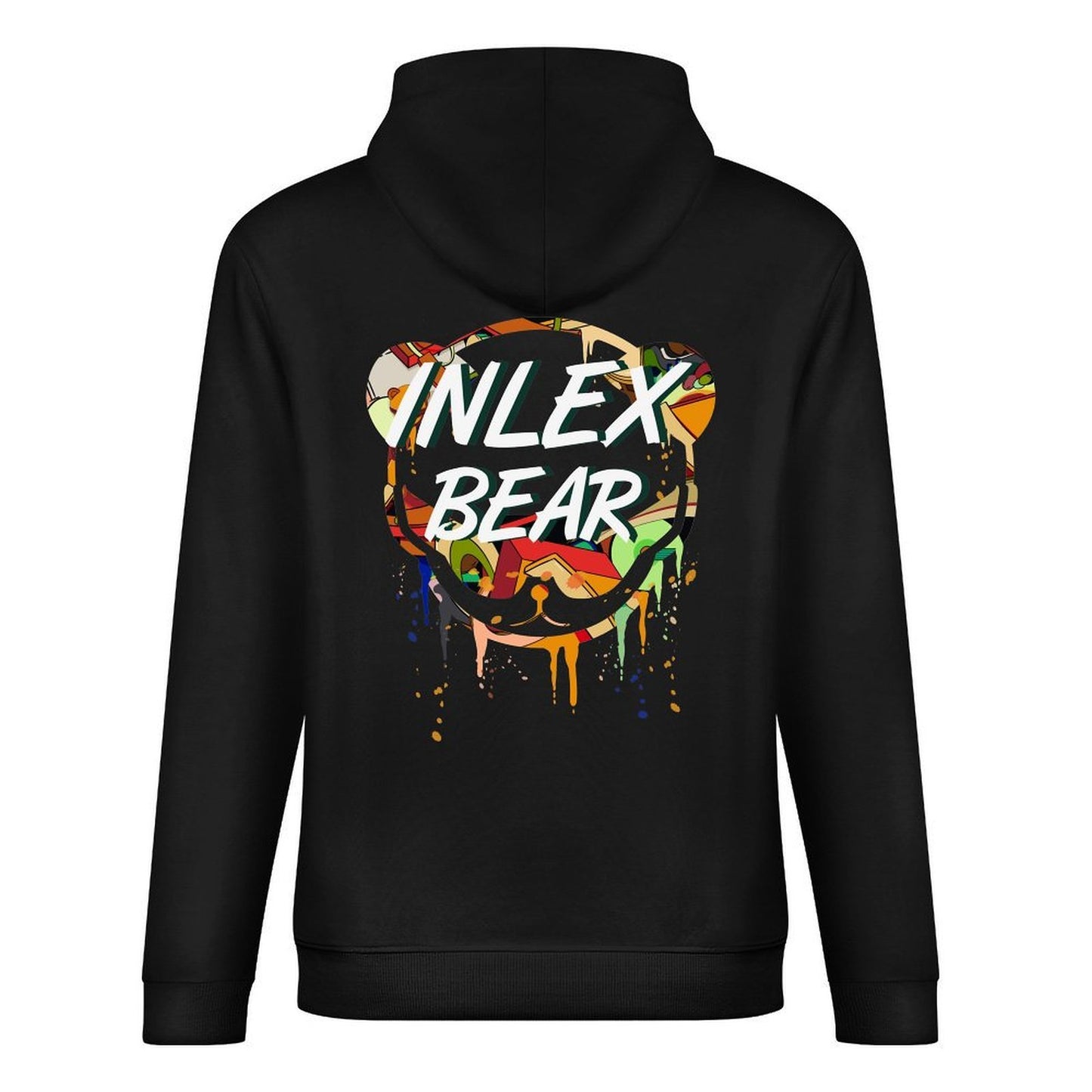 Inlex bear hooded pocket sweatshirt with back detailEasyStyle CasualHoodie