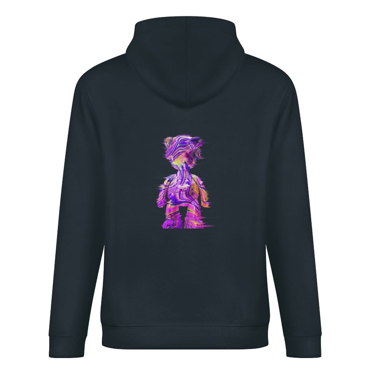 Inlex bear hooded pocket sweatshirt with back detailSimple EssentialFitHoodie