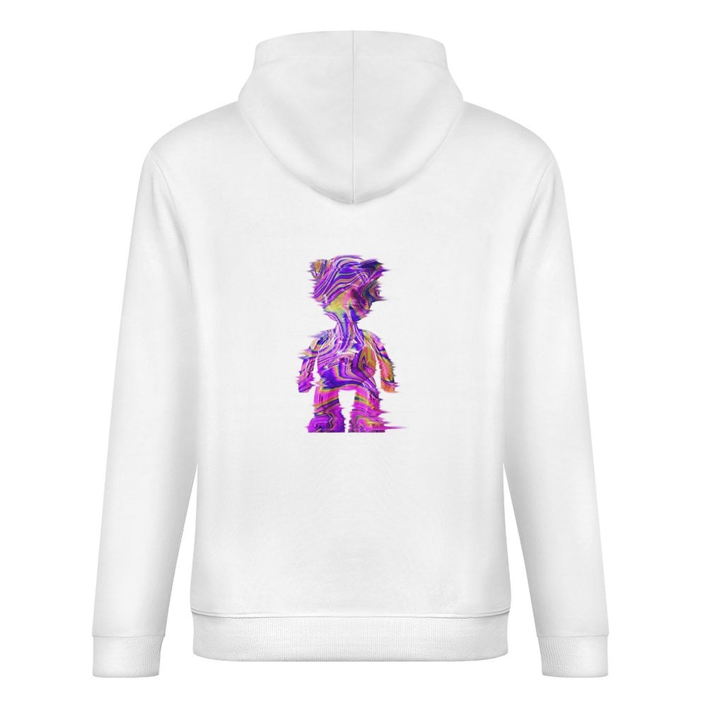 Inlex bear hooded pocket sweatshirt with back detailSimple EssentialFitHoodie