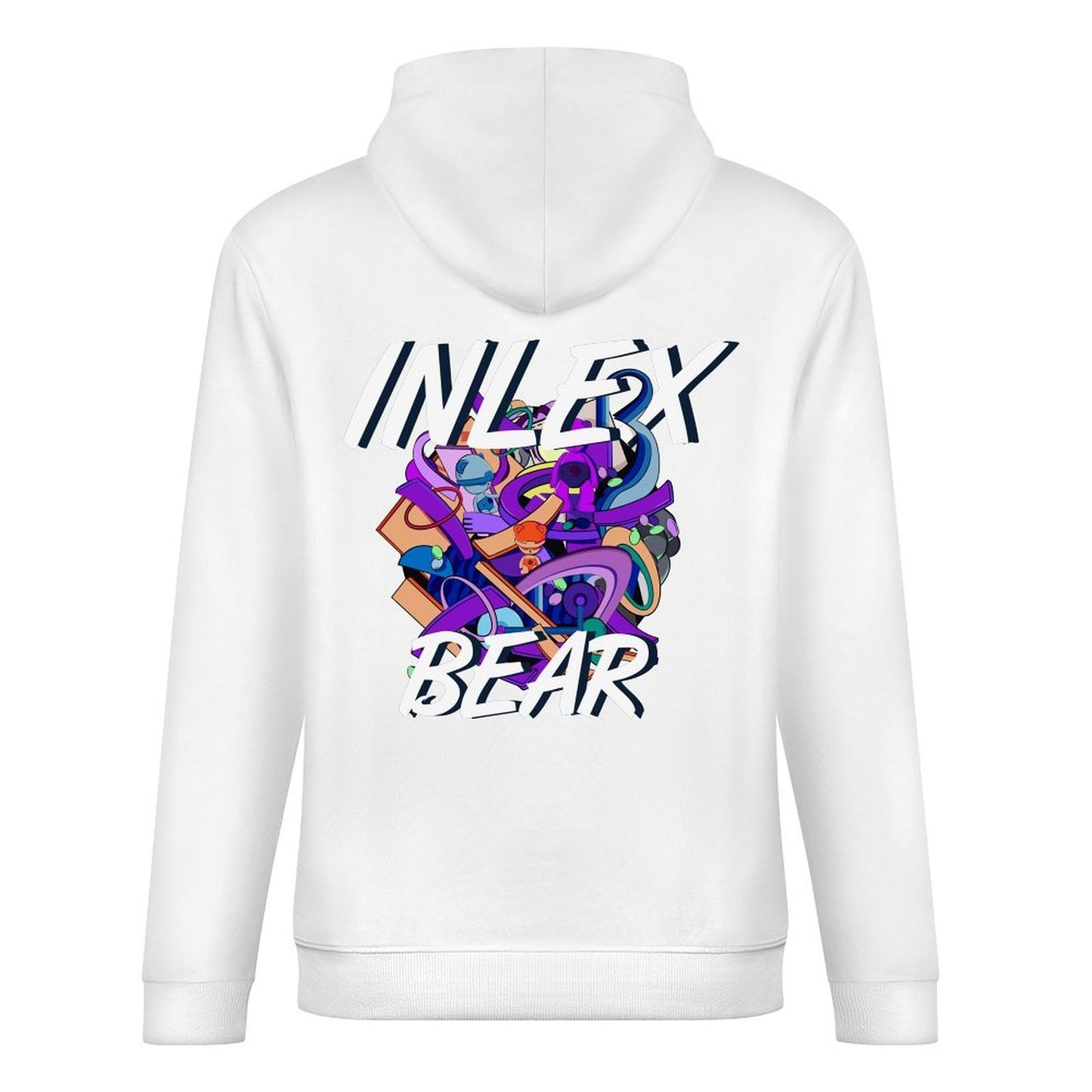 Inlex bear hooded pocket sweatshirt with back detailDailyFit DailyHoodie