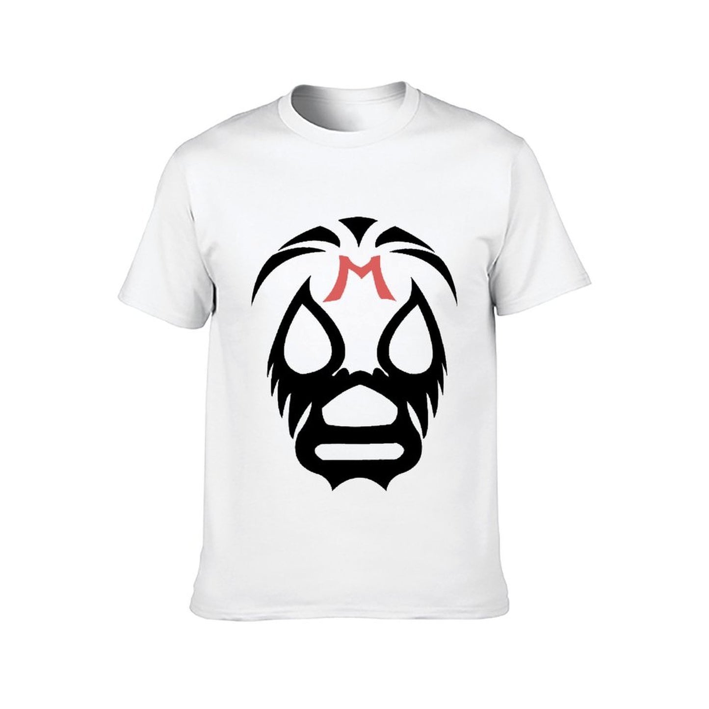 Inkmay Casual Cotton T-shirt Solid Coral Color Top Design Unisex T-shirtIndoor Retro T-Shirt