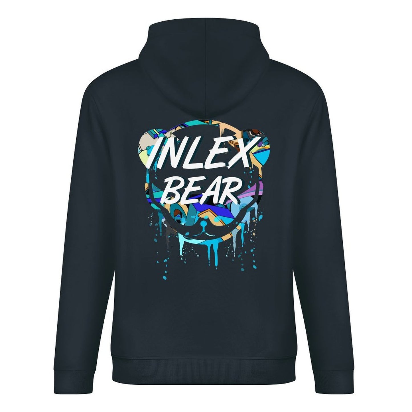Inlex bear hooded pocket sweatshirt with back detailPremiumSeries SimpleFitHoodie