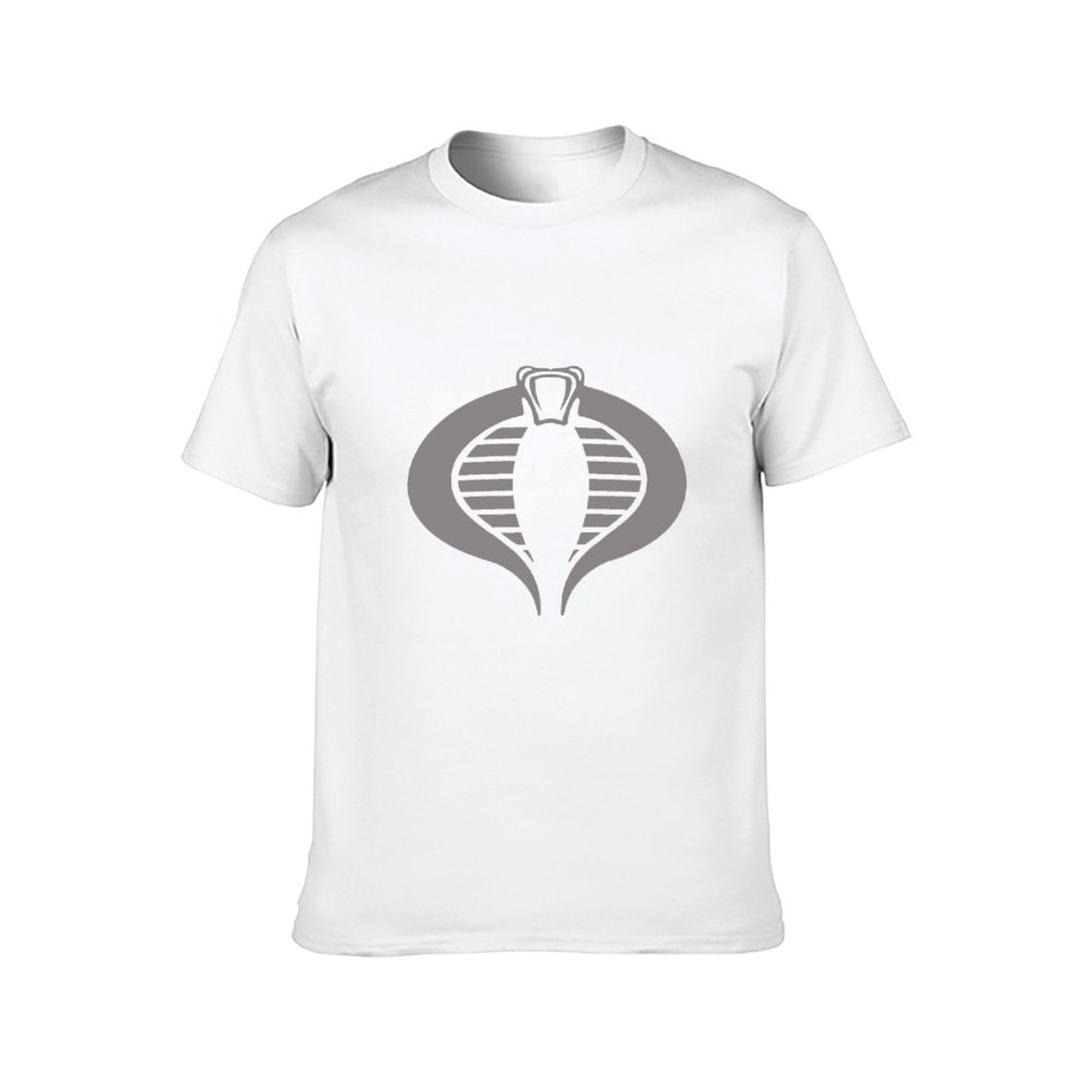 Inkmay Casual Cotton T-shirt Solid Gray Background With White Squares Unisex T-shirtReliable LifestyleLine T-Shirt