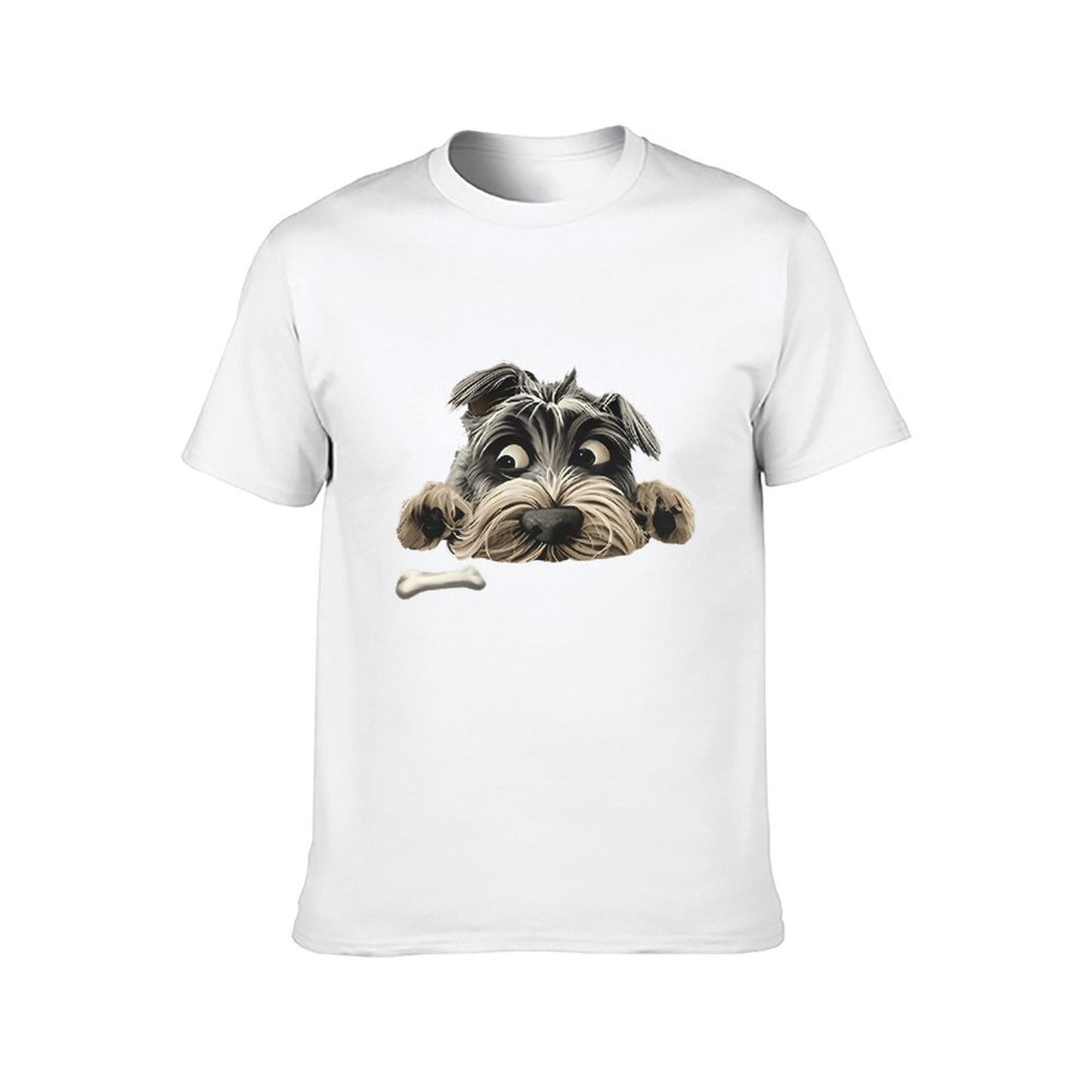 Inkmay Casual Cotton T-shirt Abstract Geometric Shapes In Bold Colors Unisex T-shirtComfort Smooth T-Shirt