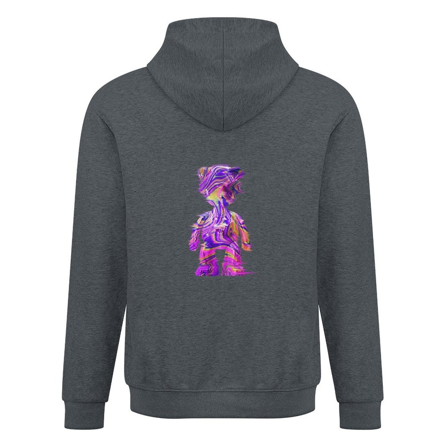 Inlex bear hooded pocket sweatshirt with back detailSimple EssentialFitHoodie