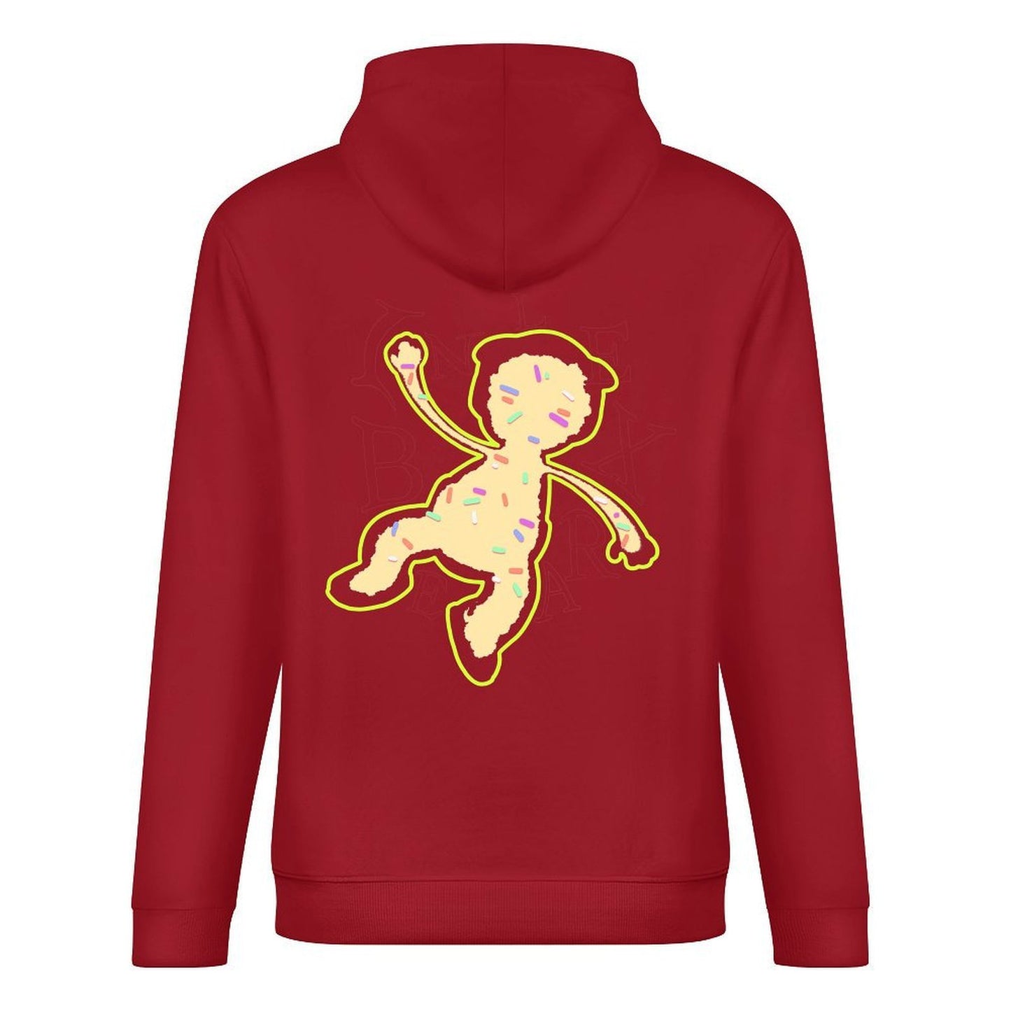 Inlex bear hooded pocket sweatshirt with back detailNatural NeutralHoodie