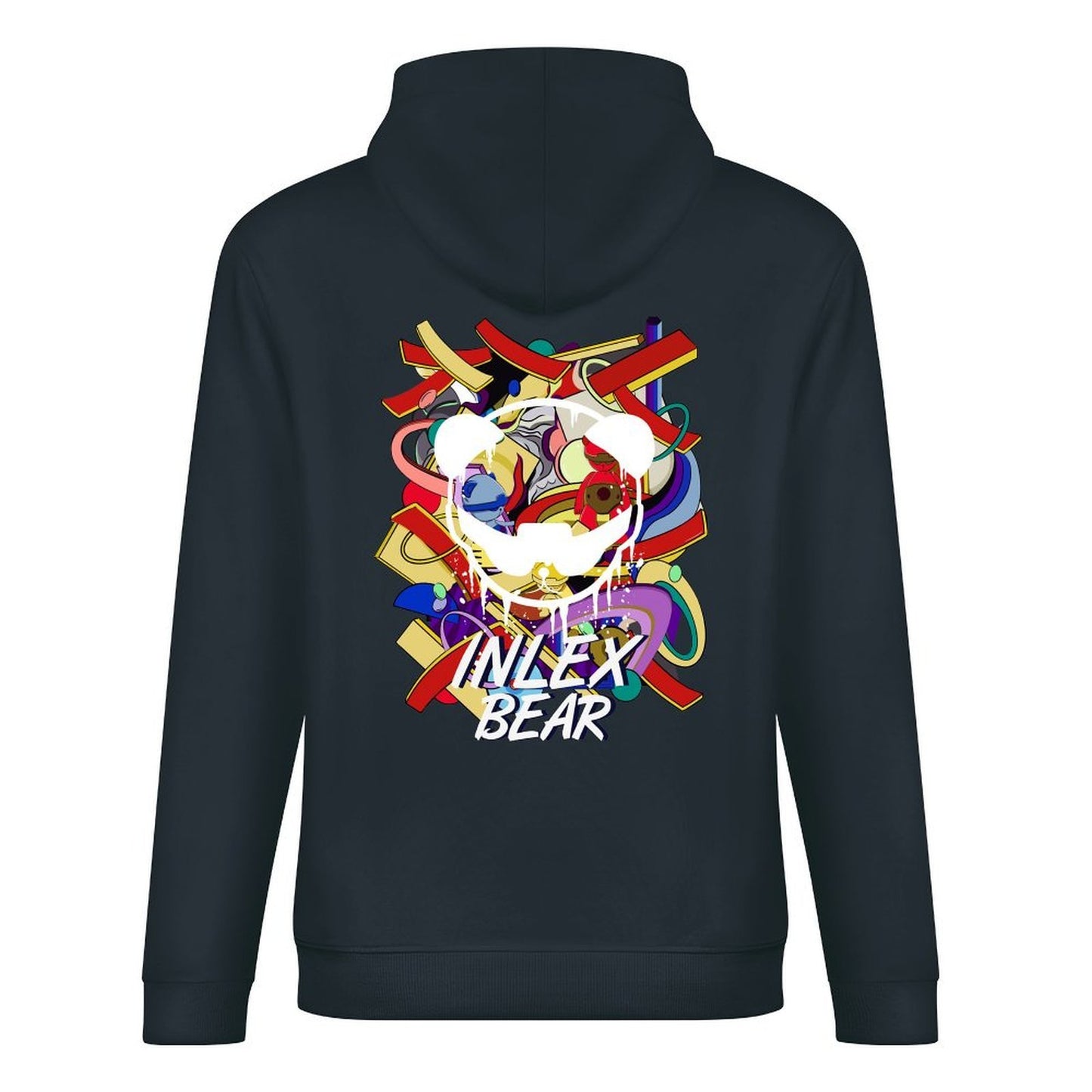 Inlex bear hooded pocket sweatshirt with back detailReliable Easy-CareHoodie
