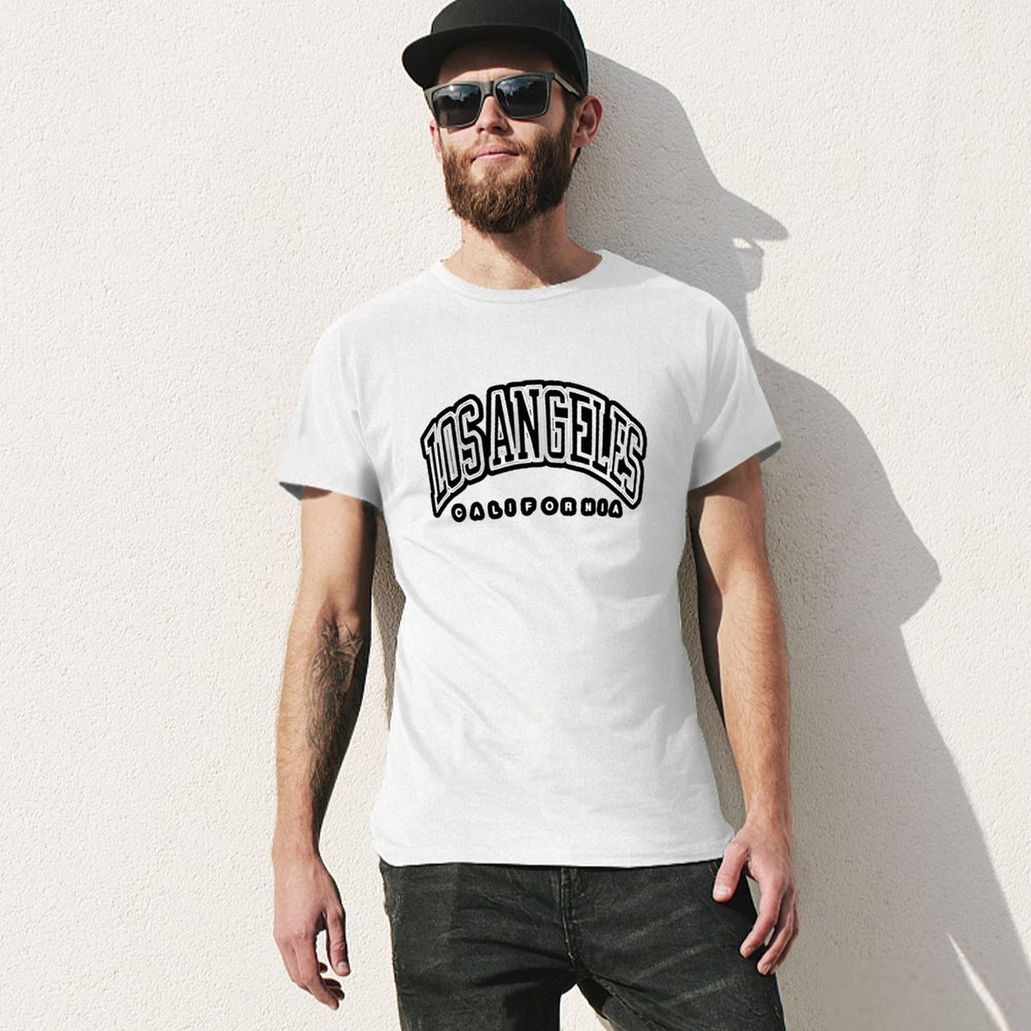 Inkmay Casual Cotton T-shirt Boston Shamrock Design With Irish Colors Unisex T-shirtSmooth YearRound T-Shirt