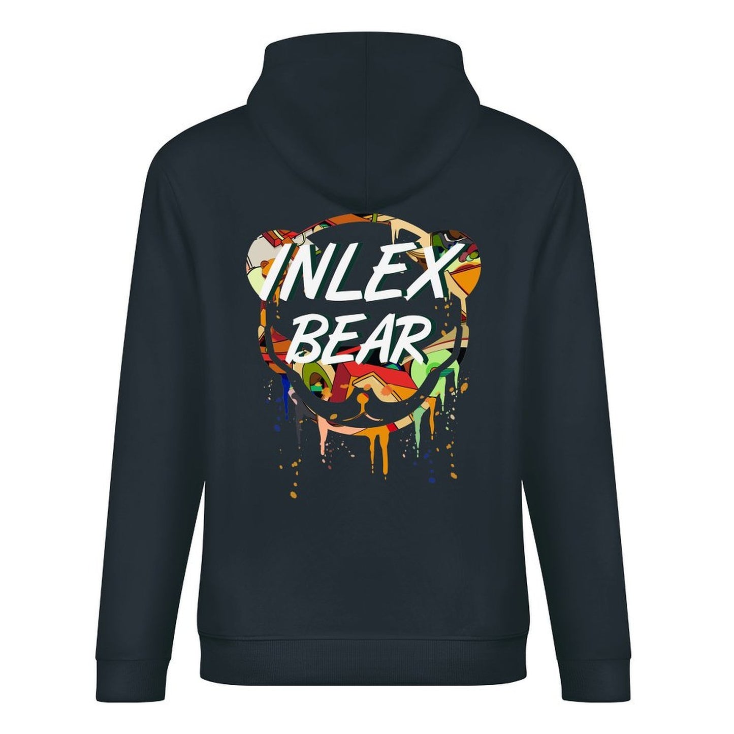 Inlex bear hooded pocket sweatshirt with back detailEasyStyle CasualHoodie