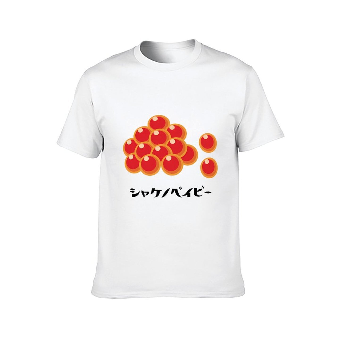 Inkmay Casual Cotton T-shirt Red Circles With Orange Outlines Arranged Unisex T-shirtLifestyleLine Essential T-Shirt