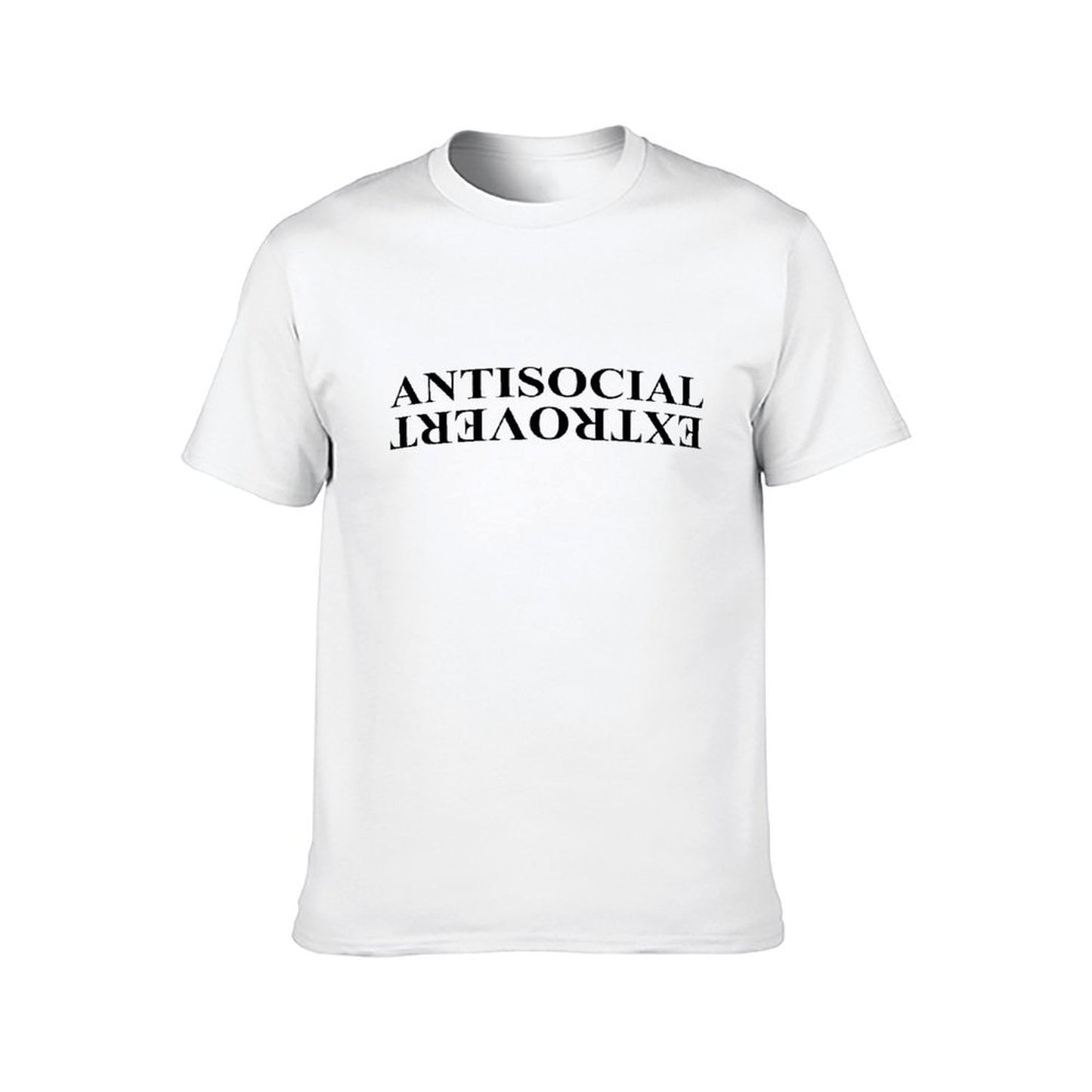 Inkmay Casual Cotton T-shirt Abstract Artistic Design With Bold Letters Unisex T-shirtSoft-Touch Printed T-Shirt