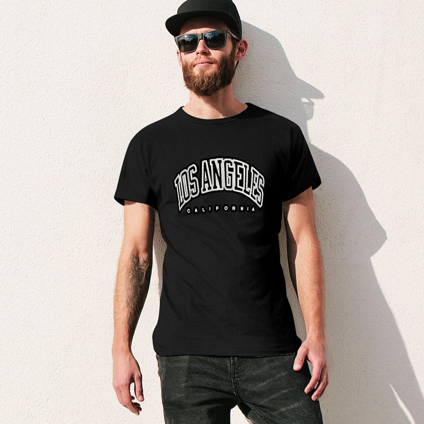 Inkmay Casual Cotton T-shirt Boston Shamrock Design With Irish Colors Unisex T-shirtSmooth YearRound T-Shirt