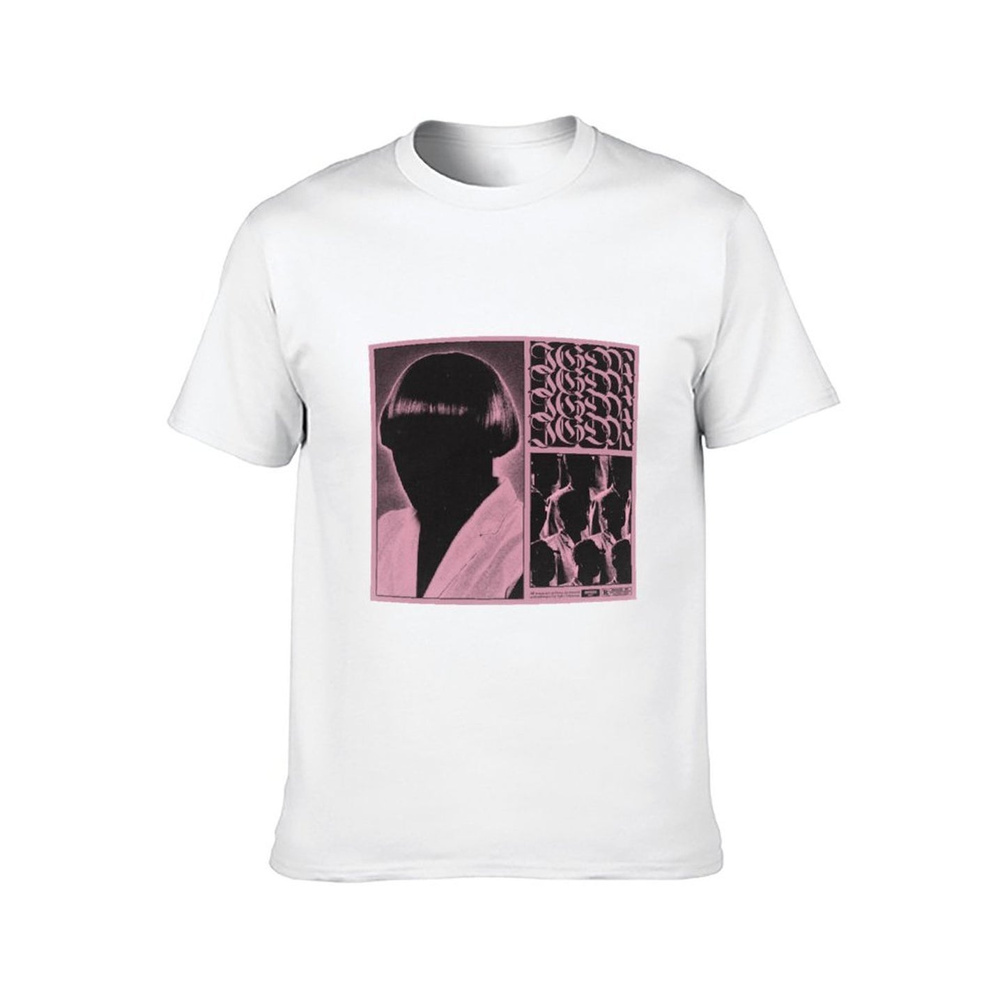 Inkmay Casual Cotton T-shirt Abstract Art With Geometric Shapes Design Unisex T-shirtEco / Sustainable Series T-Shirt