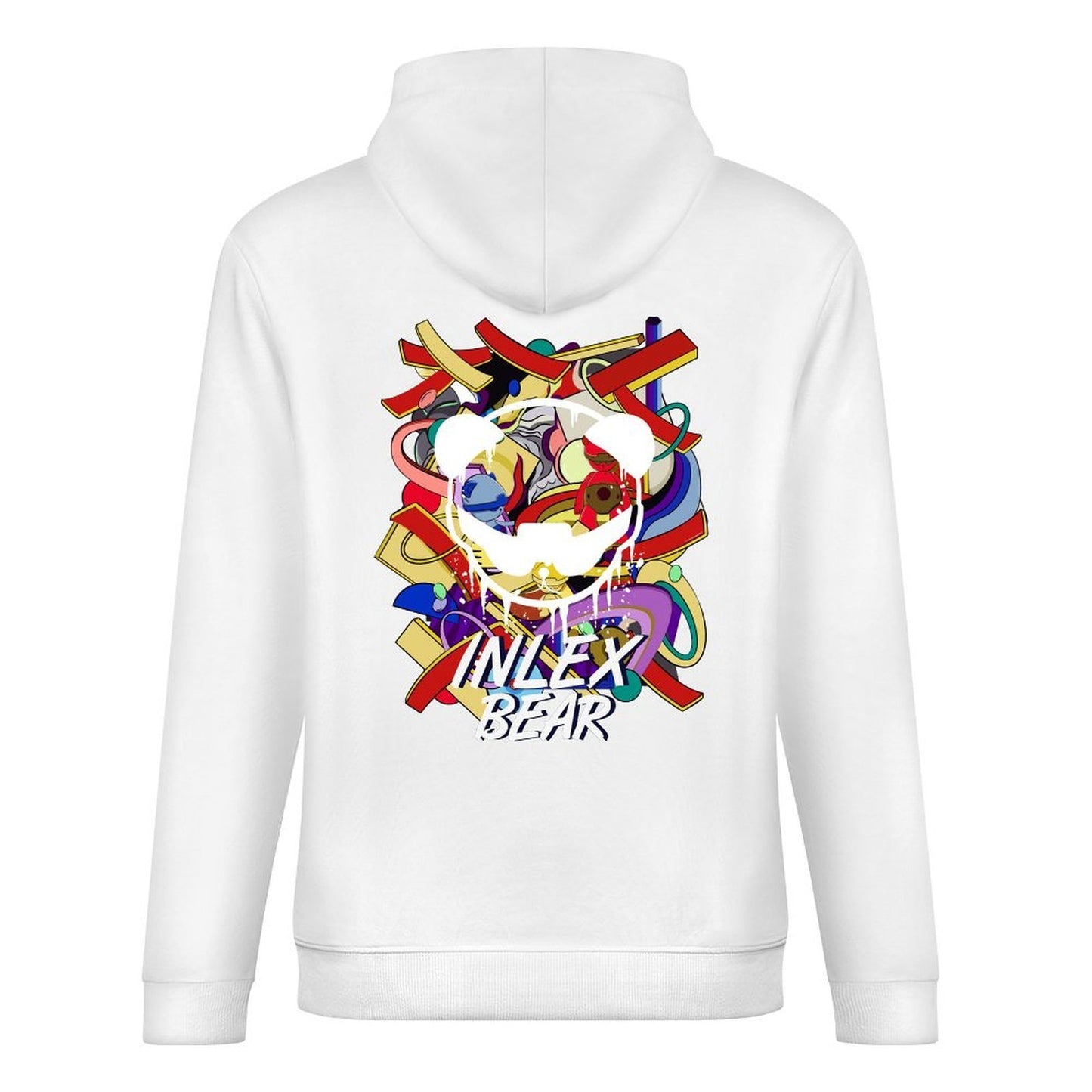 Inlex bear hooded pocket sweatshirt with back detailReliable Easy-CareHoodie
