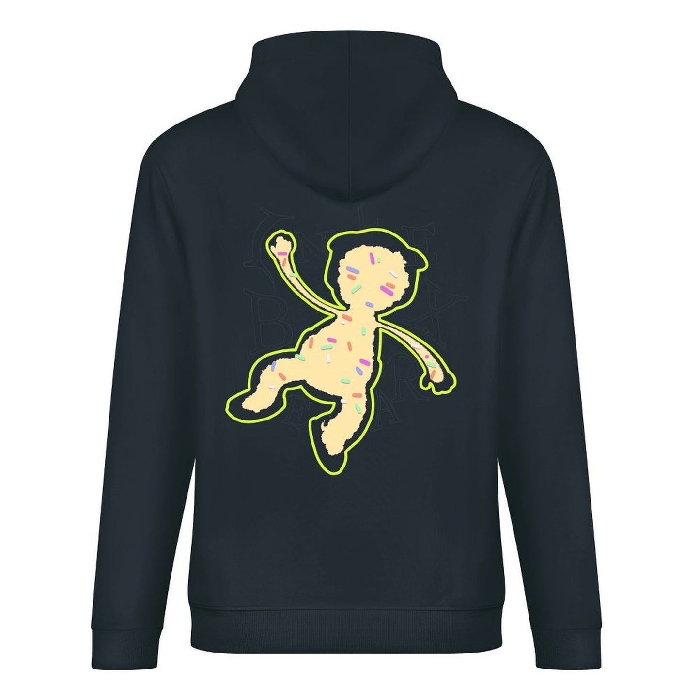 Inlex bear hooded pocket sweatshirt with back detailNatural NeutralHoodie